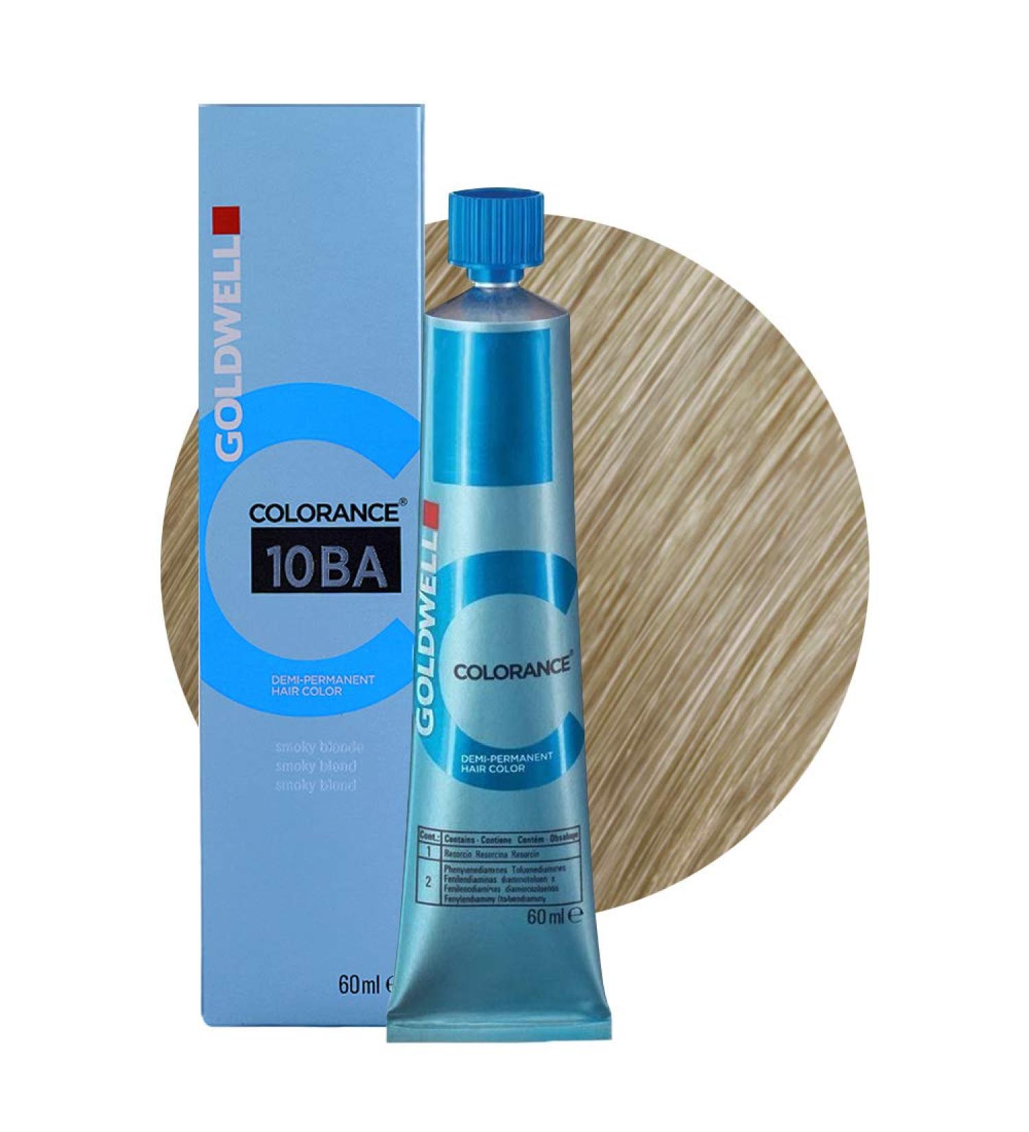 Goldwell Colorance Demi-Permanent Hair Colour Number 10BA Smoky Blonde 0.11 kg