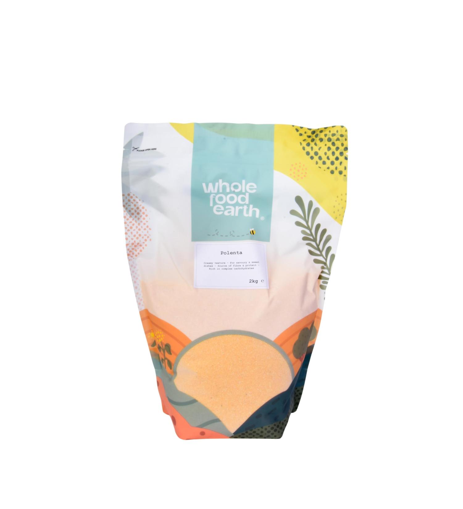 Wholefood Earth Polenta - Sans OGM - V gan - Sans produits laitiers - Sans sucre ajout - 2 kg 2 kg (Lot de 1) - Buy Online on GoSupps.com