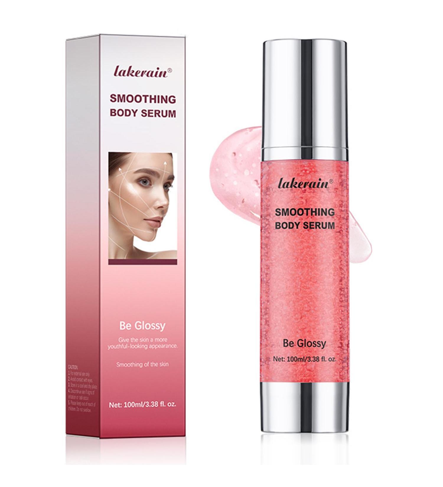 Be Glossy Smoothing Body Serum for Wrinkles Anti-Aging Infused with Hyaluronic Acid Vitamin E Glycerin Niacinamide Firming & Hydrating Body Serum Repairing for Silky Skincare - Buy Online on GoSupps.com