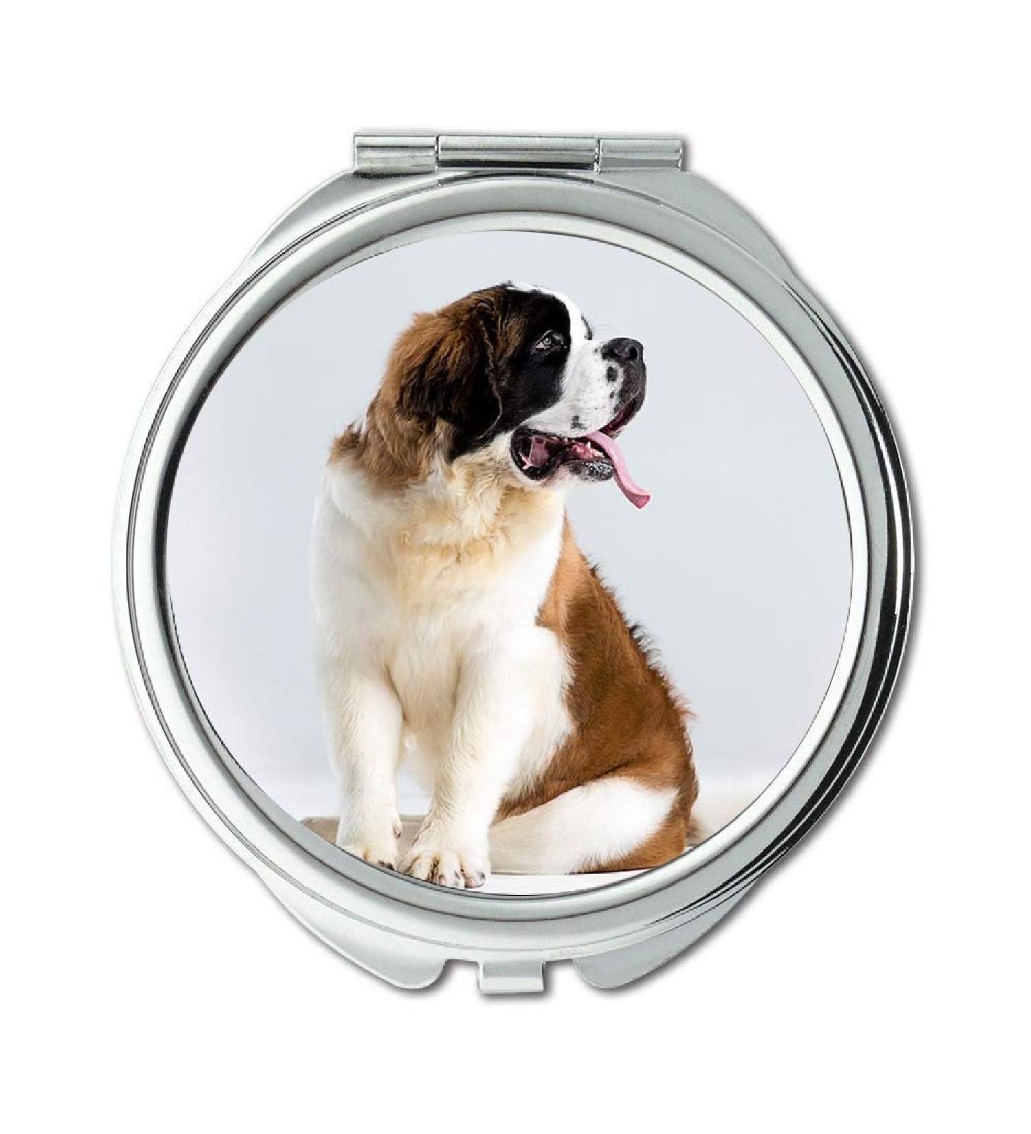 Mirror Travel Mirror St Bernard Outdoor St Bernard Barry Dog St Bonalt pocket mirror portable mirror - Buy Online on GoSupps.com