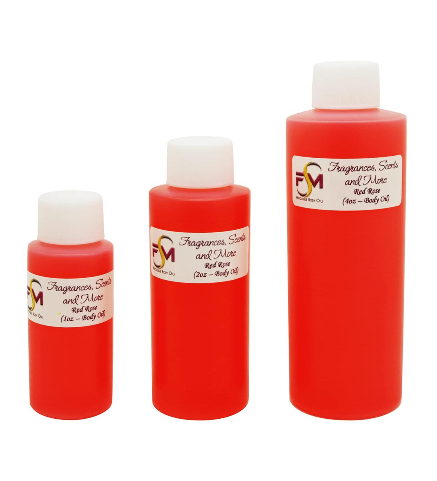Red Rose Fragrance Oil - 3 Bottles 0.17 Fl Oz Glass Roll On (5ml) 0.17 Fl Oz (Pack of 3) - Buy Online on GoSupps.com
