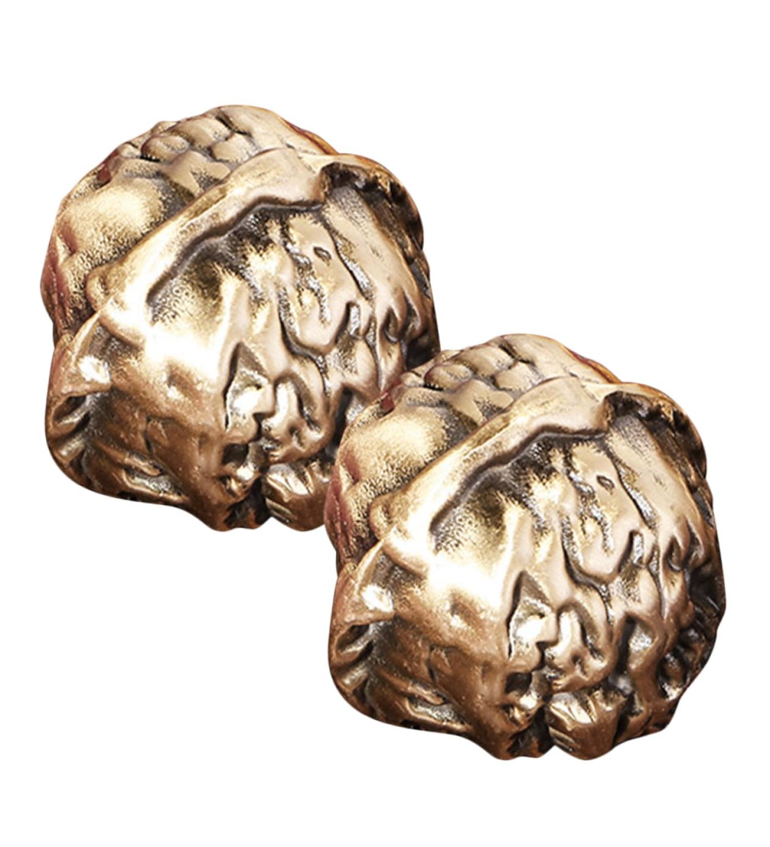 Homsfou Chinese Stress Balls - Decorative Massage Ornaments | Small Walnut Handballs for Relaxation & D cor - Buy Online on GoSupps.com