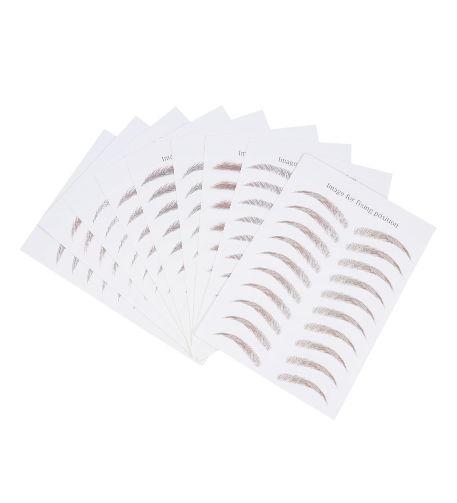  Didiseaon Didiseaon 9 Sheets Eco Imitation Eyebrow Stickers for eyebrow makeup grooming shaping and styling. Eyebrow stickers eyebrow tattoos gel stickers. - Buy Online on GoSupps.com