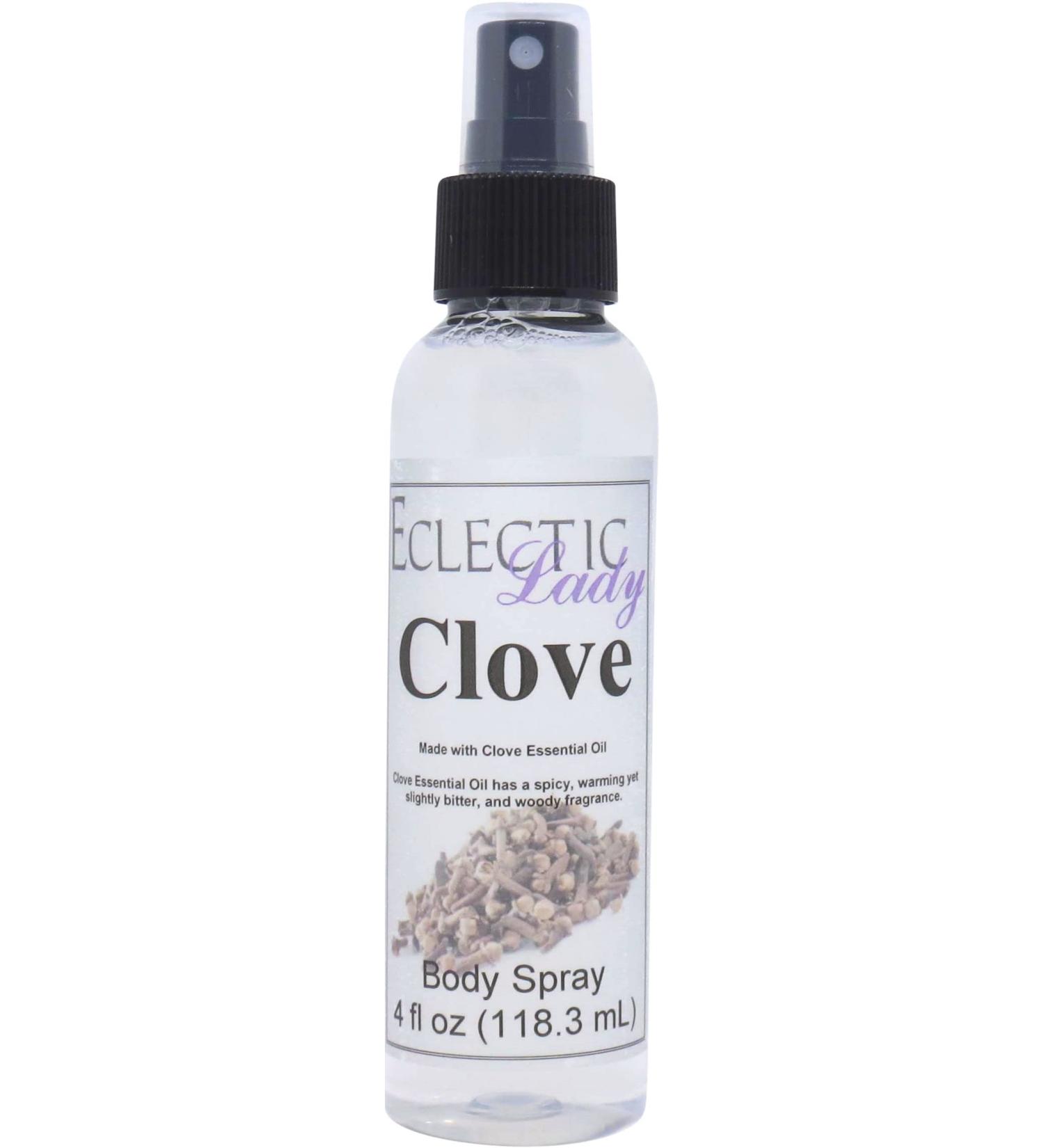 Clove Essential Oil Body Spray 4 ounces Body Mist for Women with Clean Light & Gentle Fragrance Long Lasting Perfume with Comforting Scent for Men & Women Cologne with Soft Subtle Aroma For 4 Fluid Ounces - Buy Online on GoSupps.com