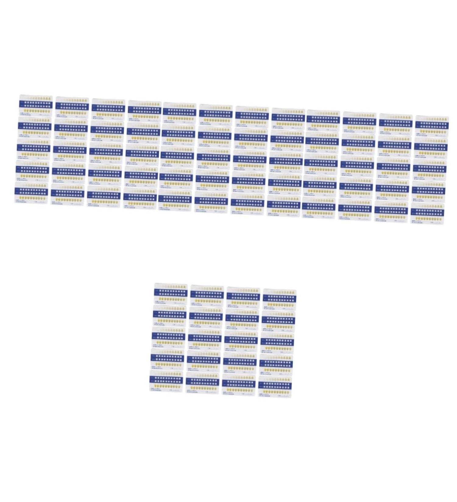 Buy Gatuida Tooth Color Card - 20-Piece Bleached Shade Guide for Accurate Color Matching | PVC Metric Hooded Delivery | Ideal for Dental Professionals & Patients - Buy Online on GoSupps.com