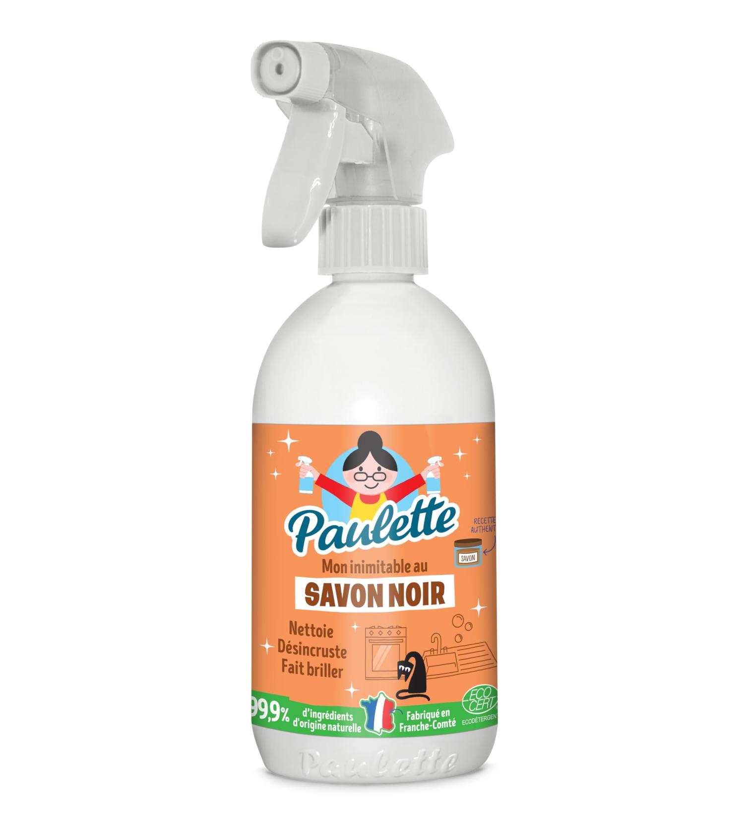 Paulette - Ecocert Ultra-Degreaser Household Multi-Surface Black Soap - Made in France - 500ml - Buy Online on GoSupps.com