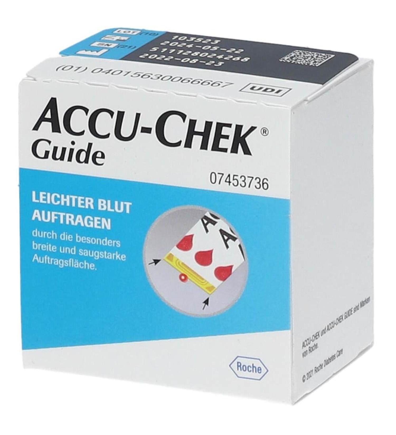 Roche Diab.Care ACCU CHEK Guide test strips 50 pieces
