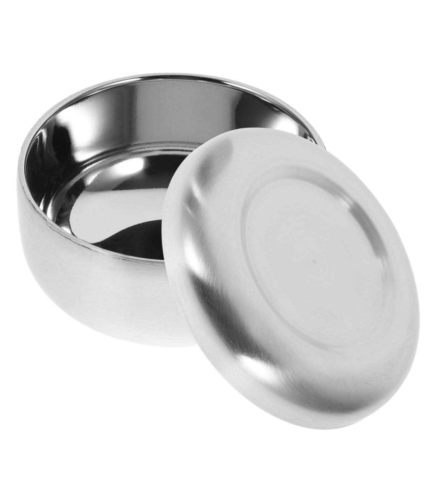 Beavorty Stainless Steel Shaving Bowl for Men - Foam Shell Sandalwood Soap Mustache Razor Brush - Premium Men's Grooming Accessories - Buy Online on GoSupps.com