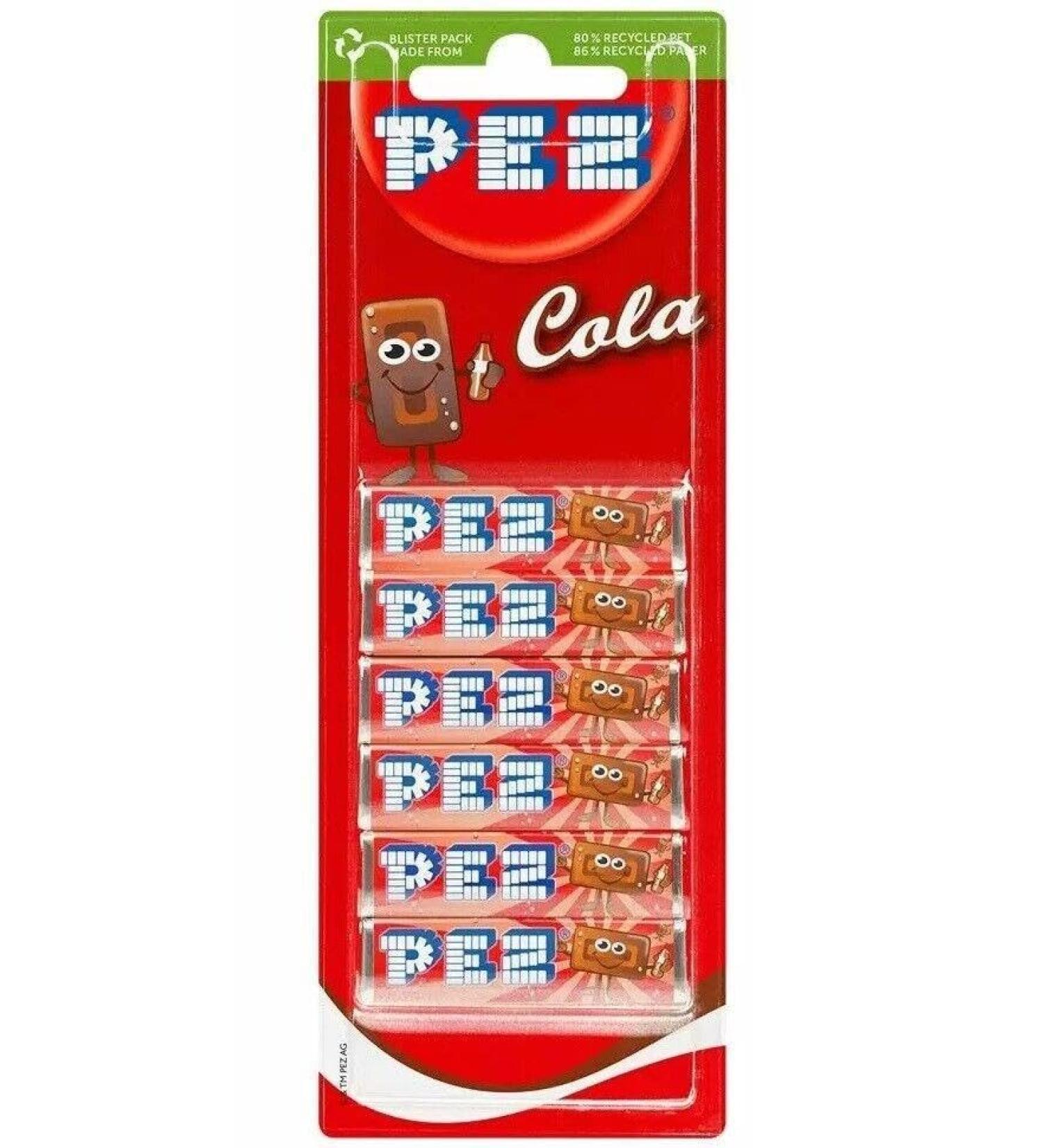 Pez Cola Refill 6 Pack 51g