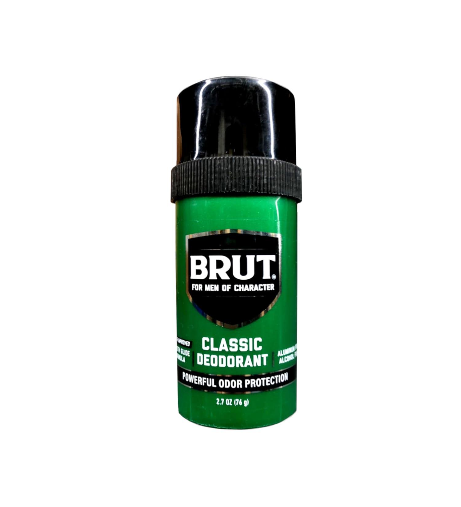 BRUT Deodorant Stick Original Fragrance 2.50 oz - Pack of 11 | Long-lasting Protection - Buy Online on GoSupps.com