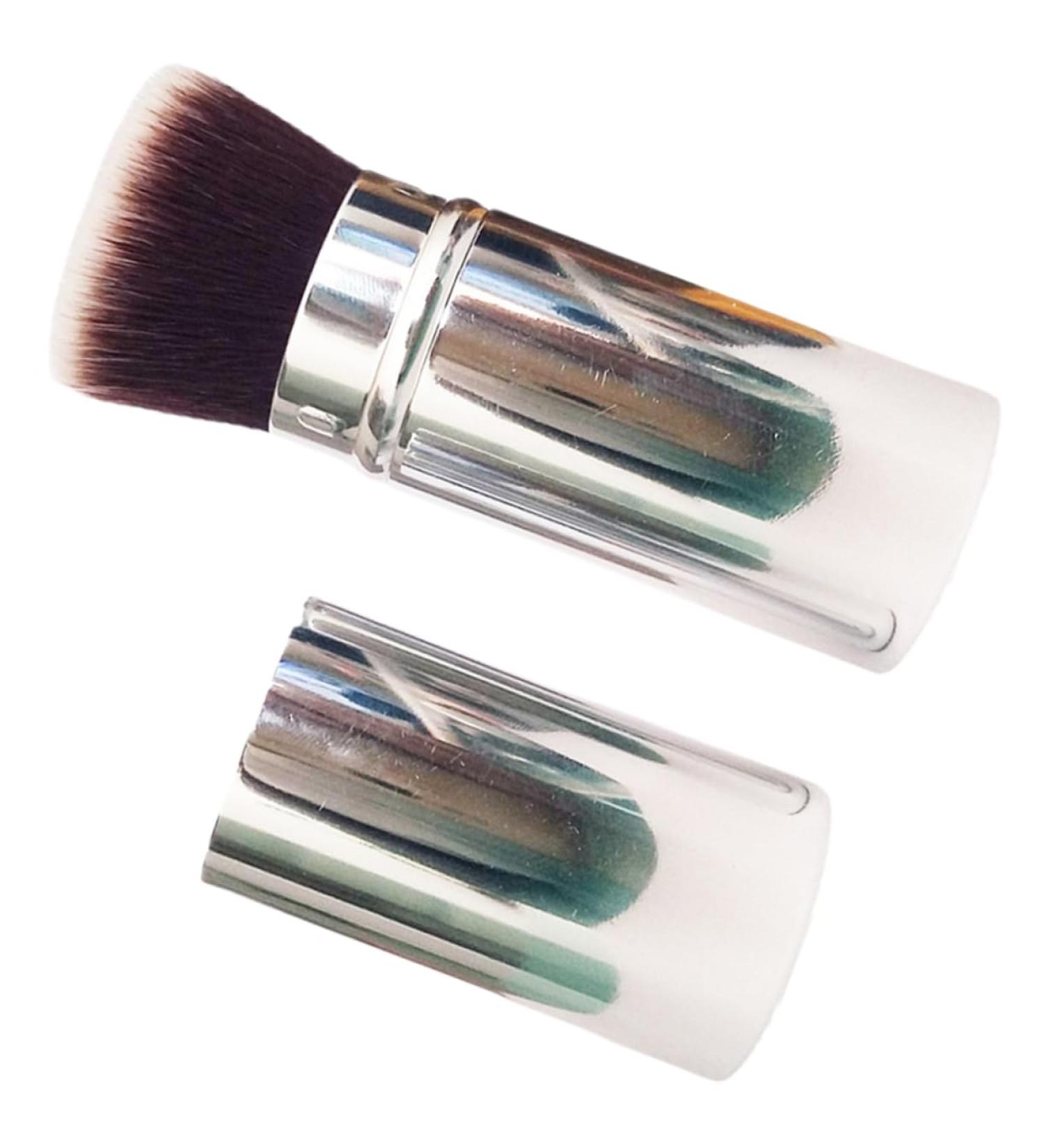 minkissy Retractable Makeup with Cover Cosmetic Applicator Foundation Brush Retractable Blush Brush Makeup Tool Retractable Powder Brush Makeup Supplies Artificial Fiber Telescopic - Buy Online on GoSupps.com