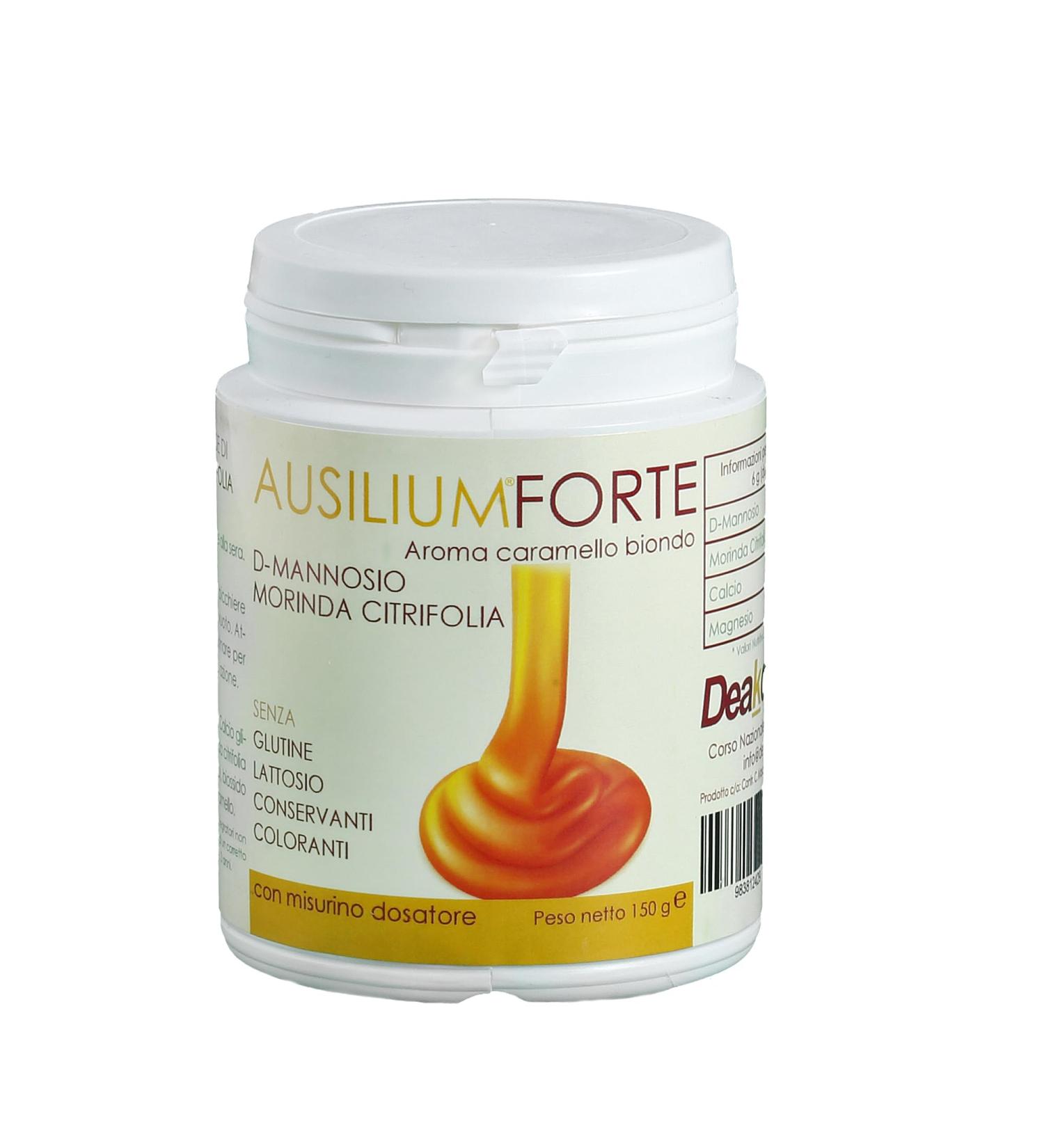 DEAKOS Ausilium Forte 150 g - Caramel Blonde Flavor - With D-mannose and Morinda citrifolia - Muscle Relaxant