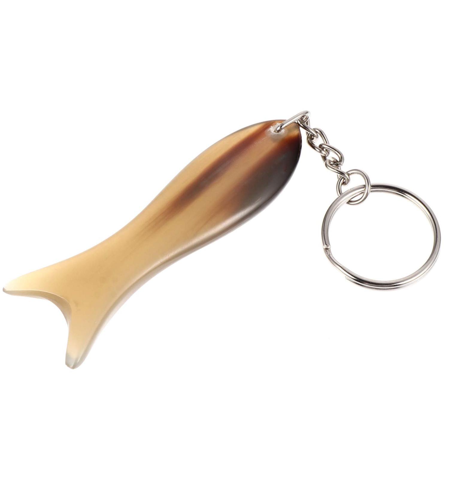 1 Pc Yellow Horn Scraping Board Keychain - Face & Foot Massager Tool for Gua Sha Spa & Facial Care - Buy Online on GoSupps.com