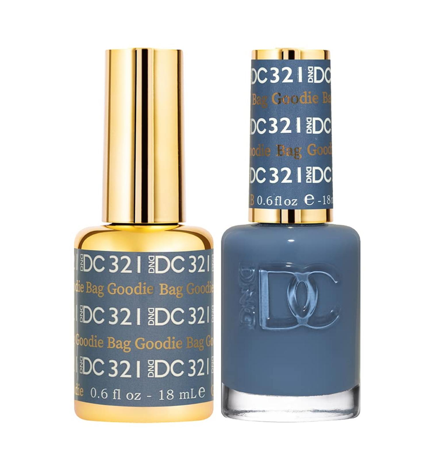 DNDDC DND DC Duo 321 Goodie Bag - Gel & Matching Lacquer Polish 0.6 Ounce (Pack of 2) DNDDC321G 0
