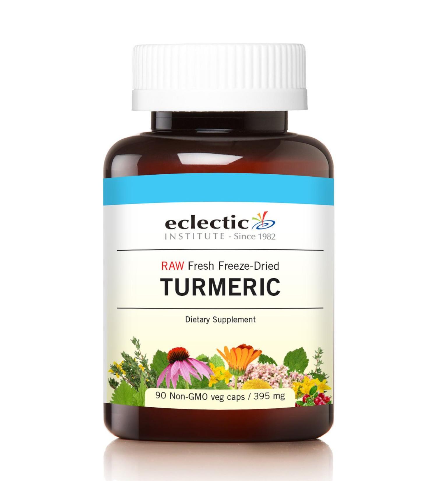 Eclectic Turmeric Cog Freeze Dried Vegetables with Glass Blue 90 Count Blue 90 count (Pack of 1)