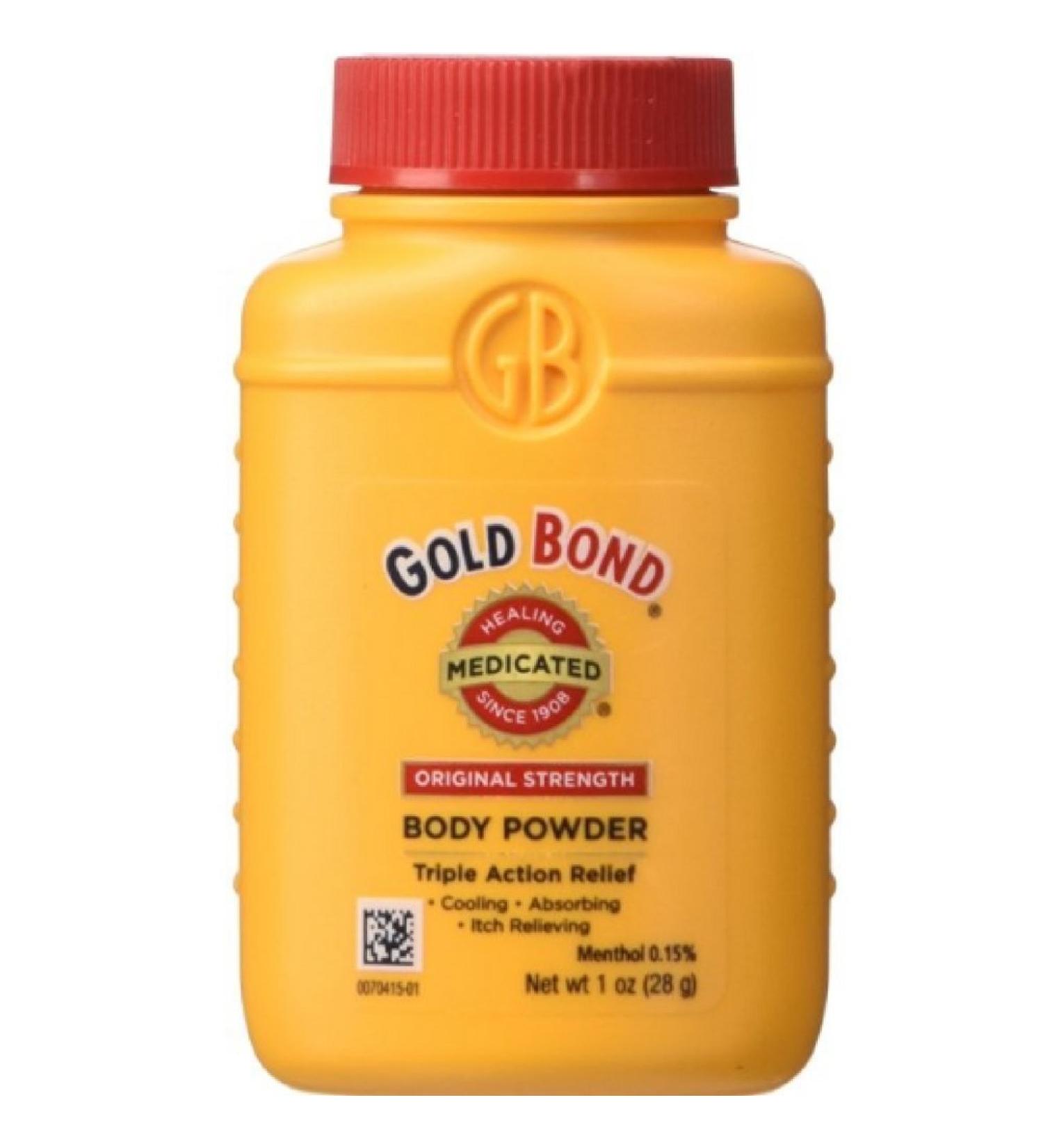 Gold Bond Talc-Free Body Powder Medicated 1 Ounce (4 Bottles) (29ml)