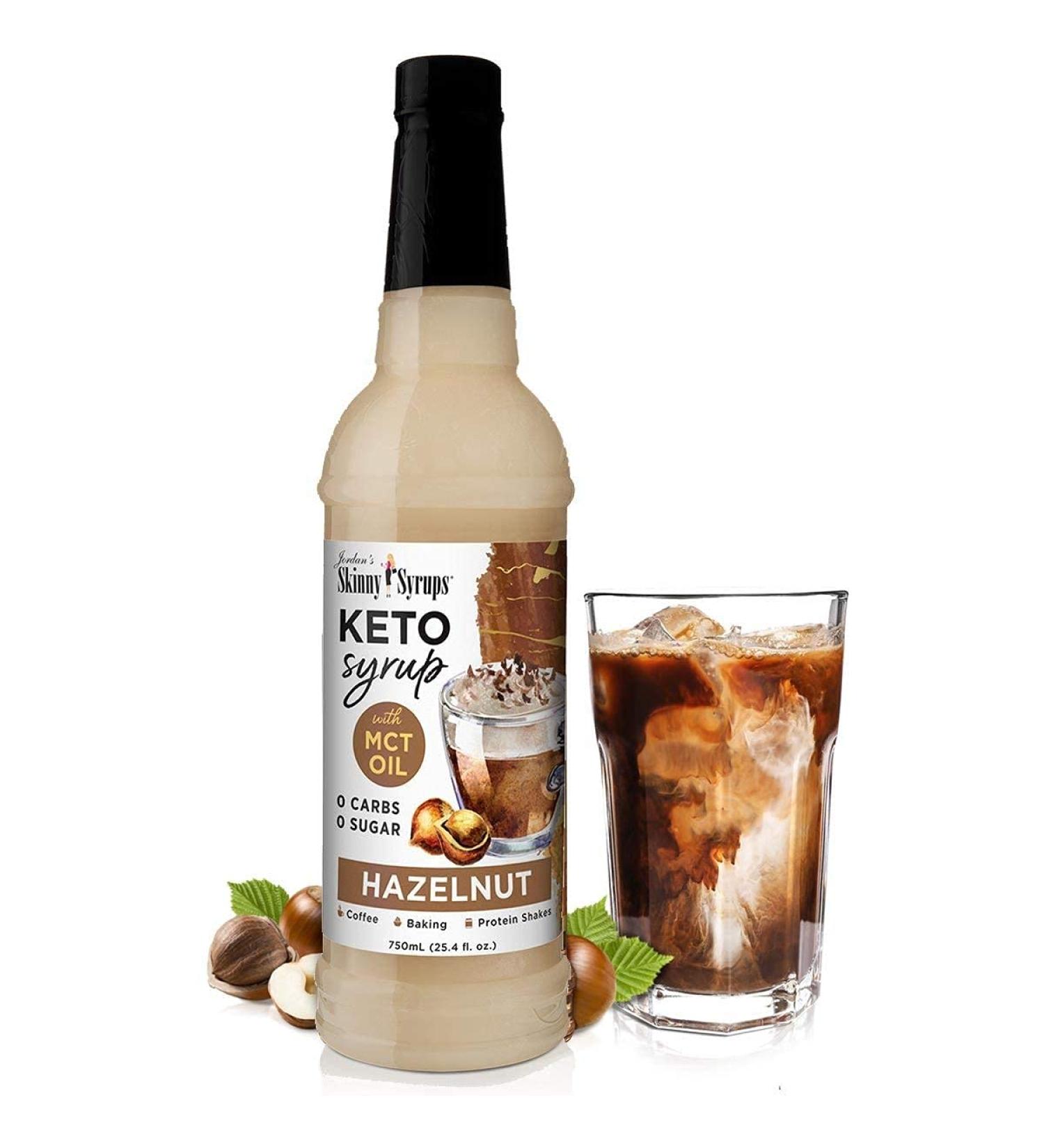 Jordan's Skinny Mixes Syrups Keto Coffee Syrup Sugar Free - Hazelnut - 25.4 Fl Oz. - Buy Online on GoSupps.com