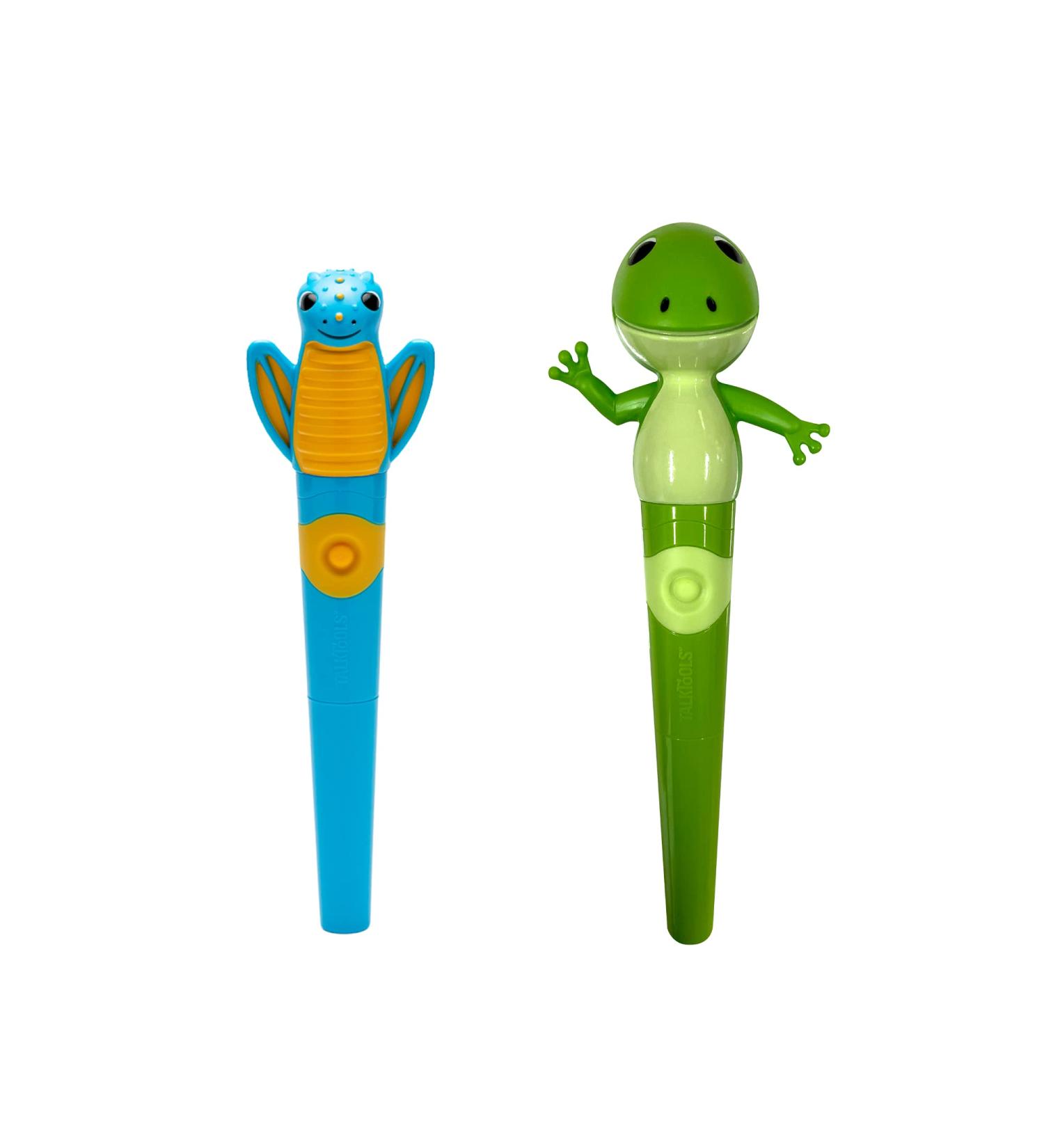 TalkTools Jiggler Oral Sensory Massager Set - Frog & Dragon Chew Toys for Kids - Calming Motor Therapy - Blue - Buy Online on GoSupps.com