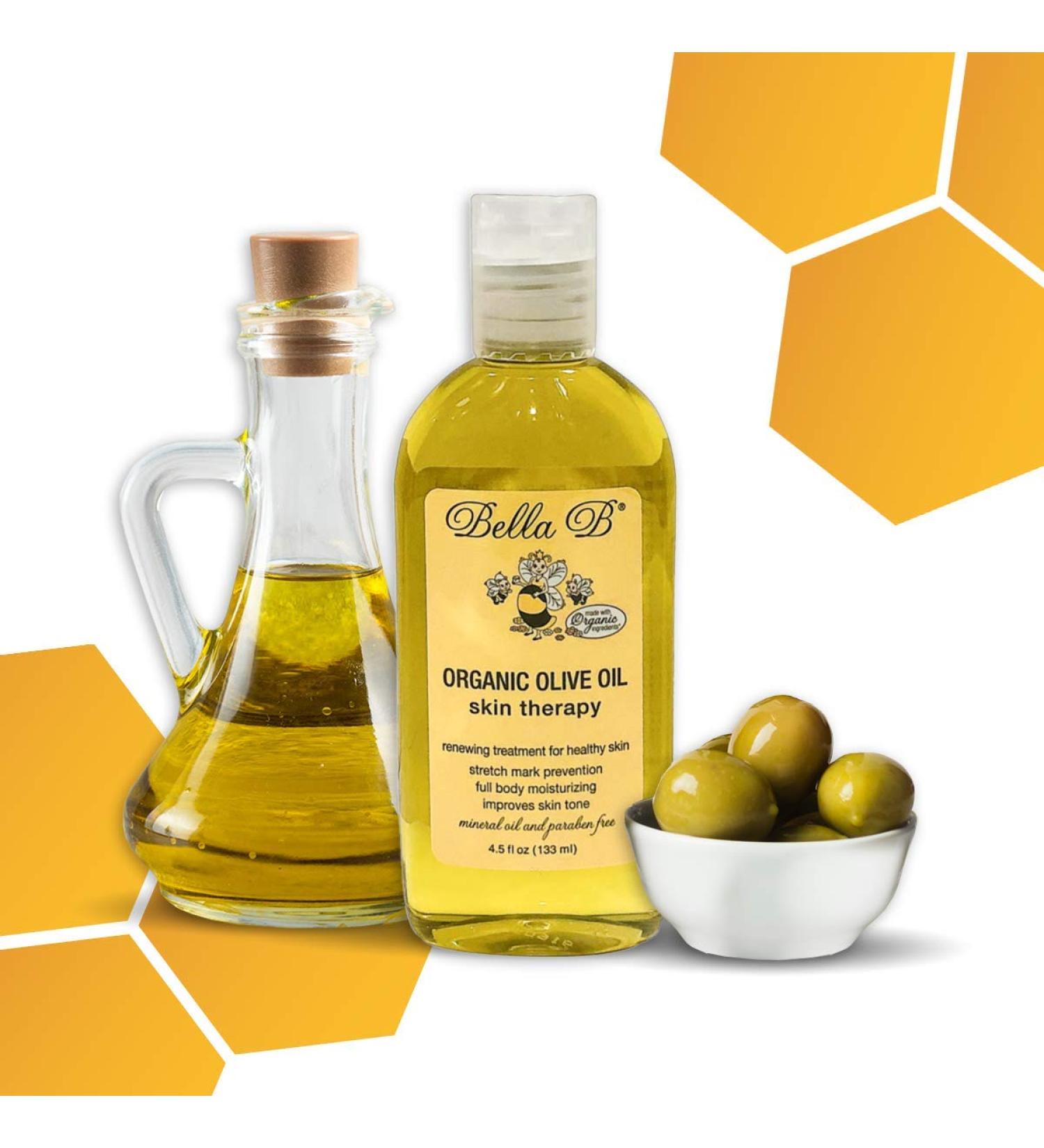 Buy Bella B Organic Olive Oil 4.5 oz - Pregnancy Stretch Mark Prevention | Moisturize & Maintain Skin Elasticity - Worldwide Shipping - Buy Online on GoSupps.com