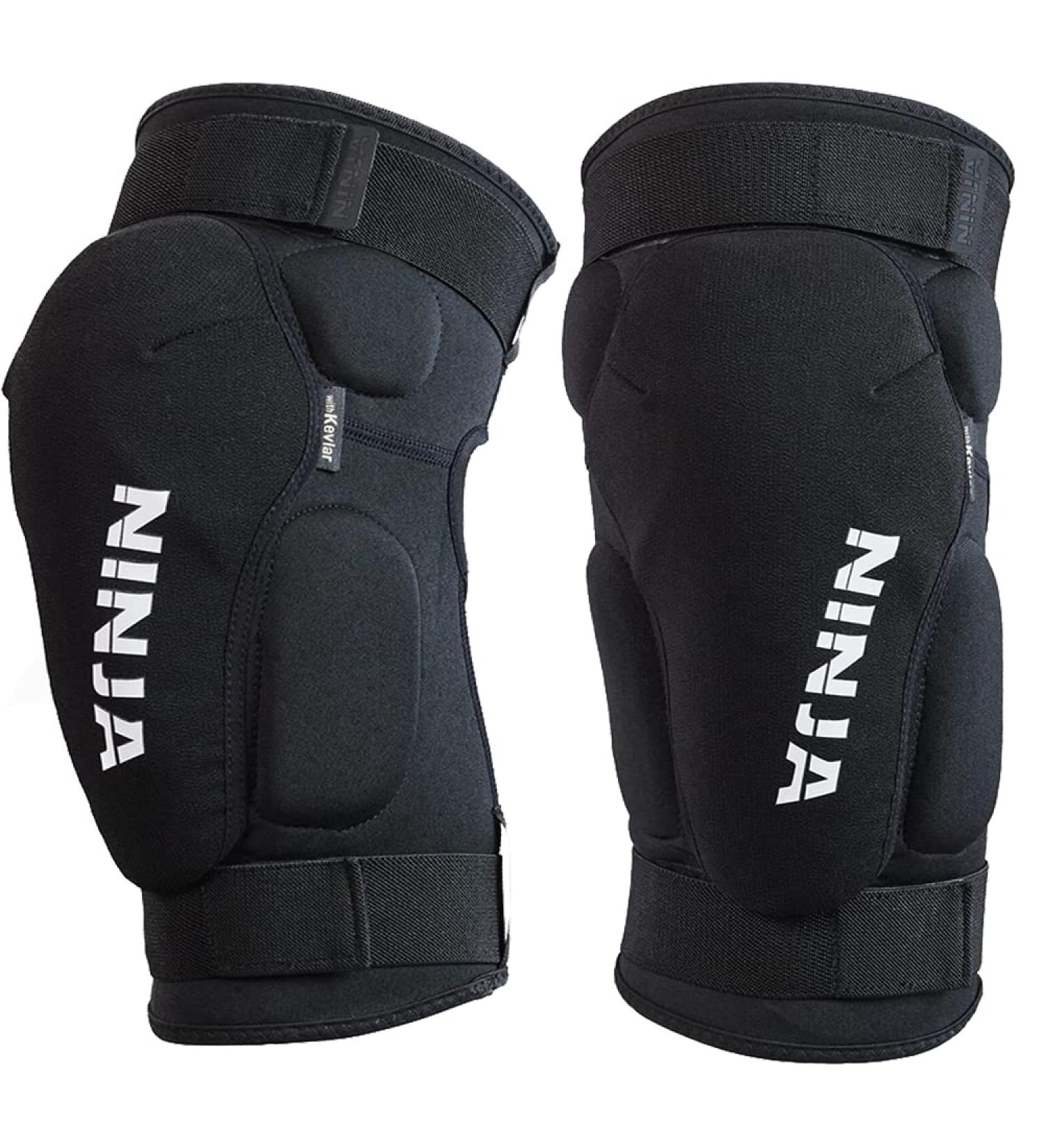 Ninja MTB Hooligan Knee Pad - Heavy Duty Protection for Mountain Bike and BMX Riders - Unisex, Medium Size - Buy Online on GoSupps.com