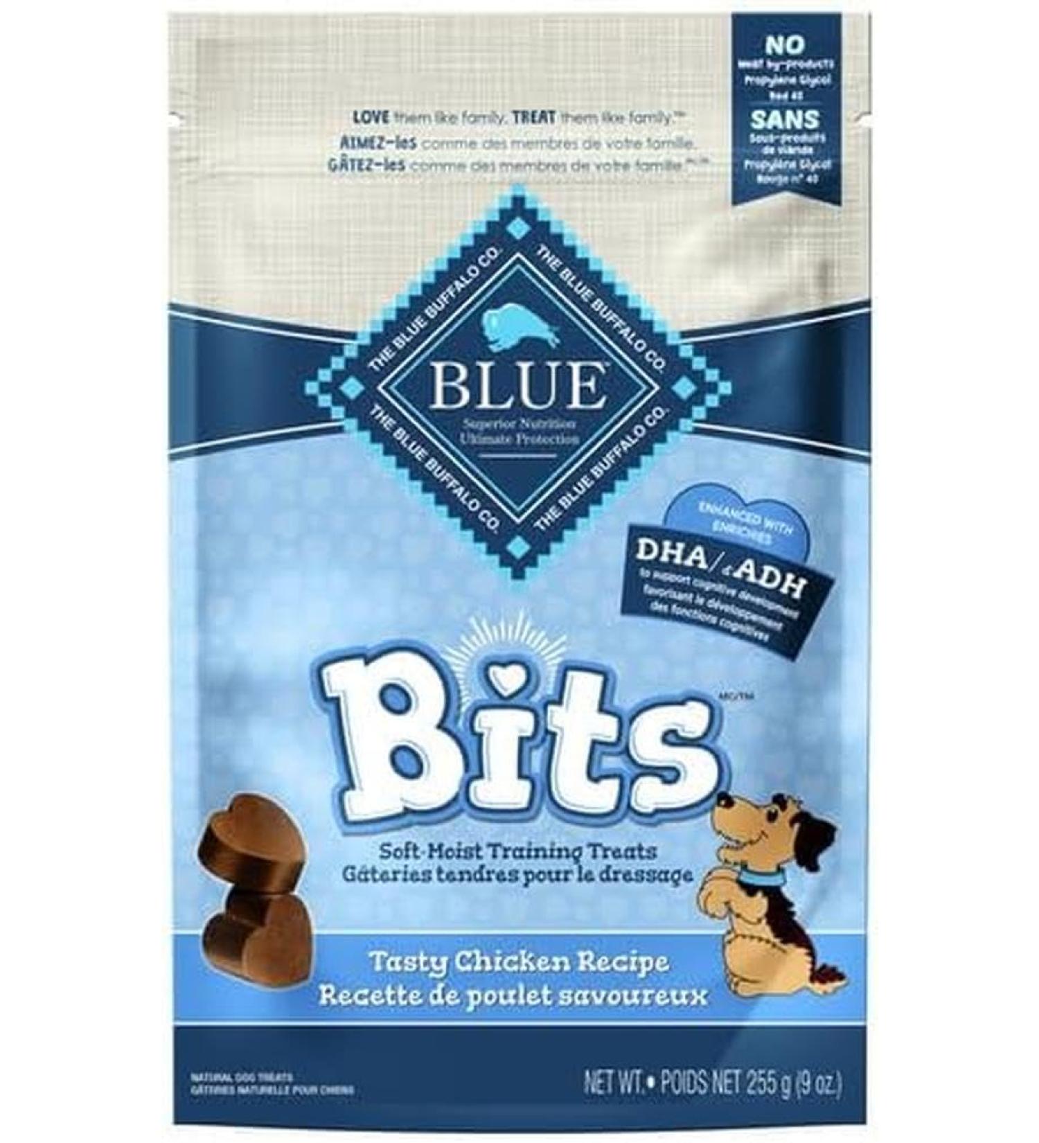Blue Buffalo Blue Bits Natural Soft-Moist Training Dog Treats Chicken Recipe 9-oz Bag Chicken - Lg Bag Bits