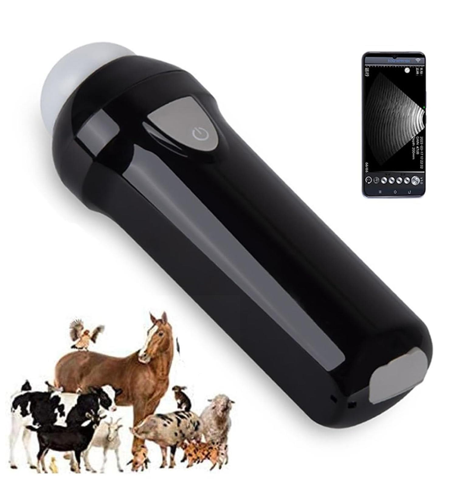 Vanenfere Veterinary Ultrasound Scanner - B-Mode Device with 3.5MHz Convex Probe for Medium-Sized Animal Pregnancy (Pigs Sheep) - Buy Online on GoSupps.com