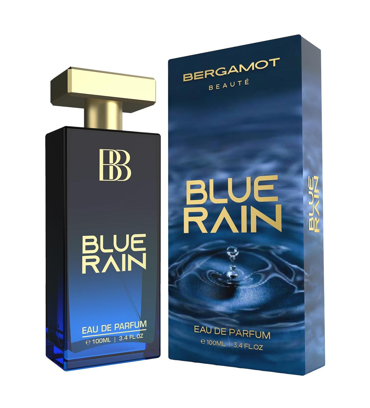 Bergamot_Beaute Blue Rain Eau De Parfum | Best Perfume for Men with Aquatic and Musk for All Occasions | Long Lasting Premium Fragrance for Man 100ml - Buy Online on GoSupps.com