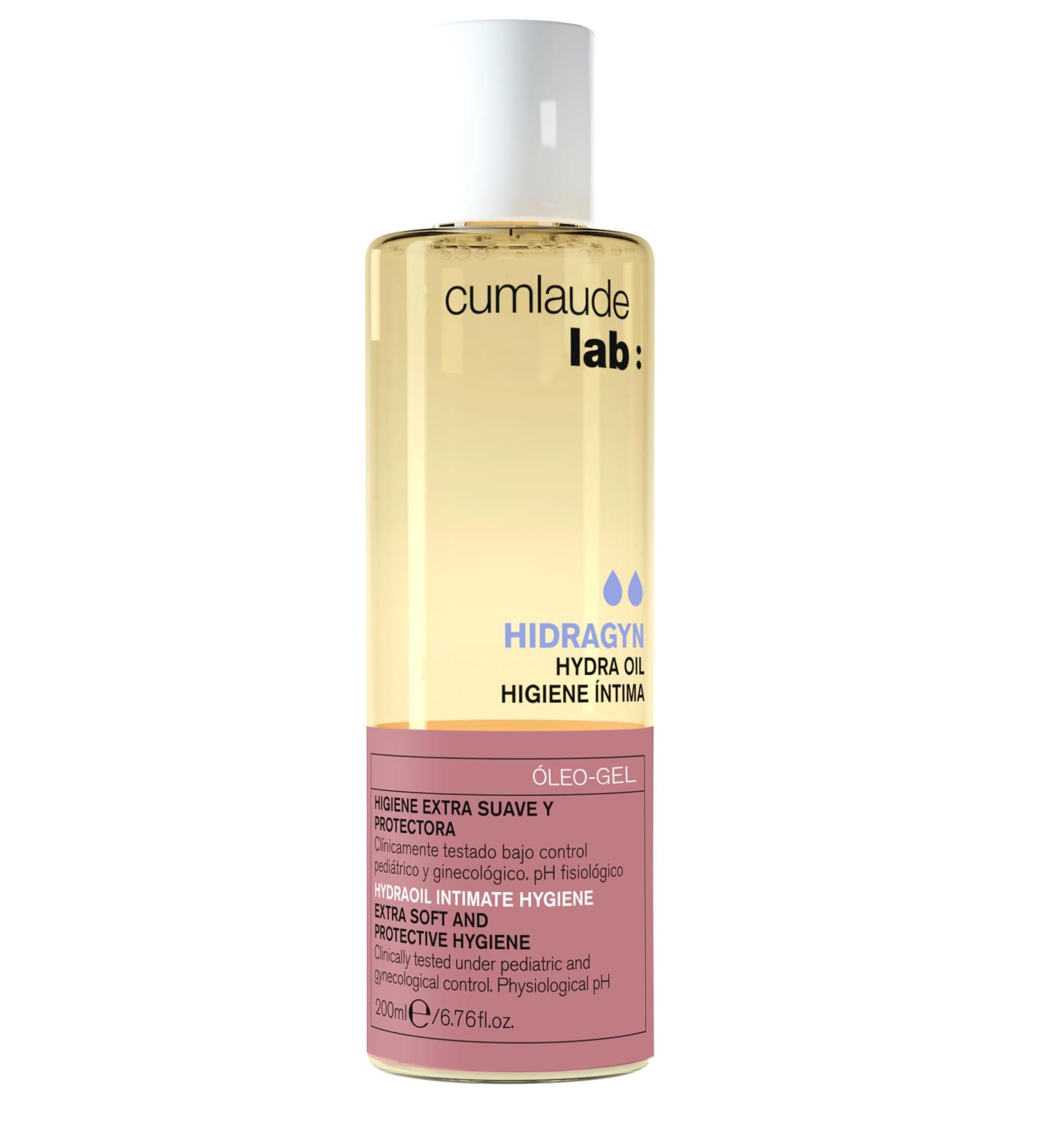 Cumlaude Lab - Hydra Oil Hygi ne Intime Huile Nettoyante Intime Hydratante Soulage les D mangeaisons et les Irritations Action molliente avec Huile d Amande Douce et Vitamines B et E 200 ml - Buy Online on GoSupps.com