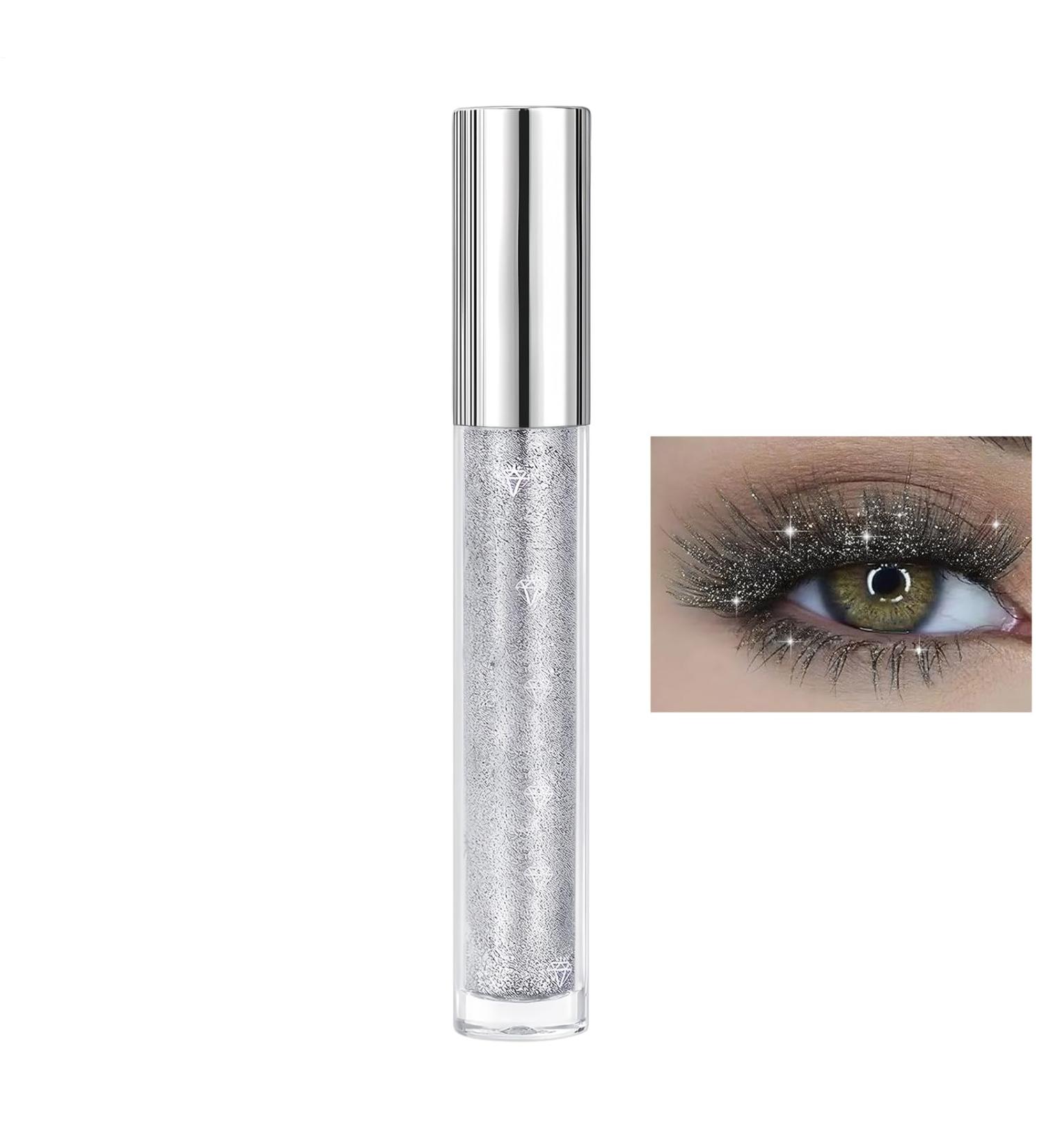 Glitter Mascara Cosmetic Shimmering Formula Standard Size Long Lasting Formula | Eye-catching Sparkle and Volume Beauty Mascara for Weddings Parties Dates Proms - Buy Online on GoSupps.com