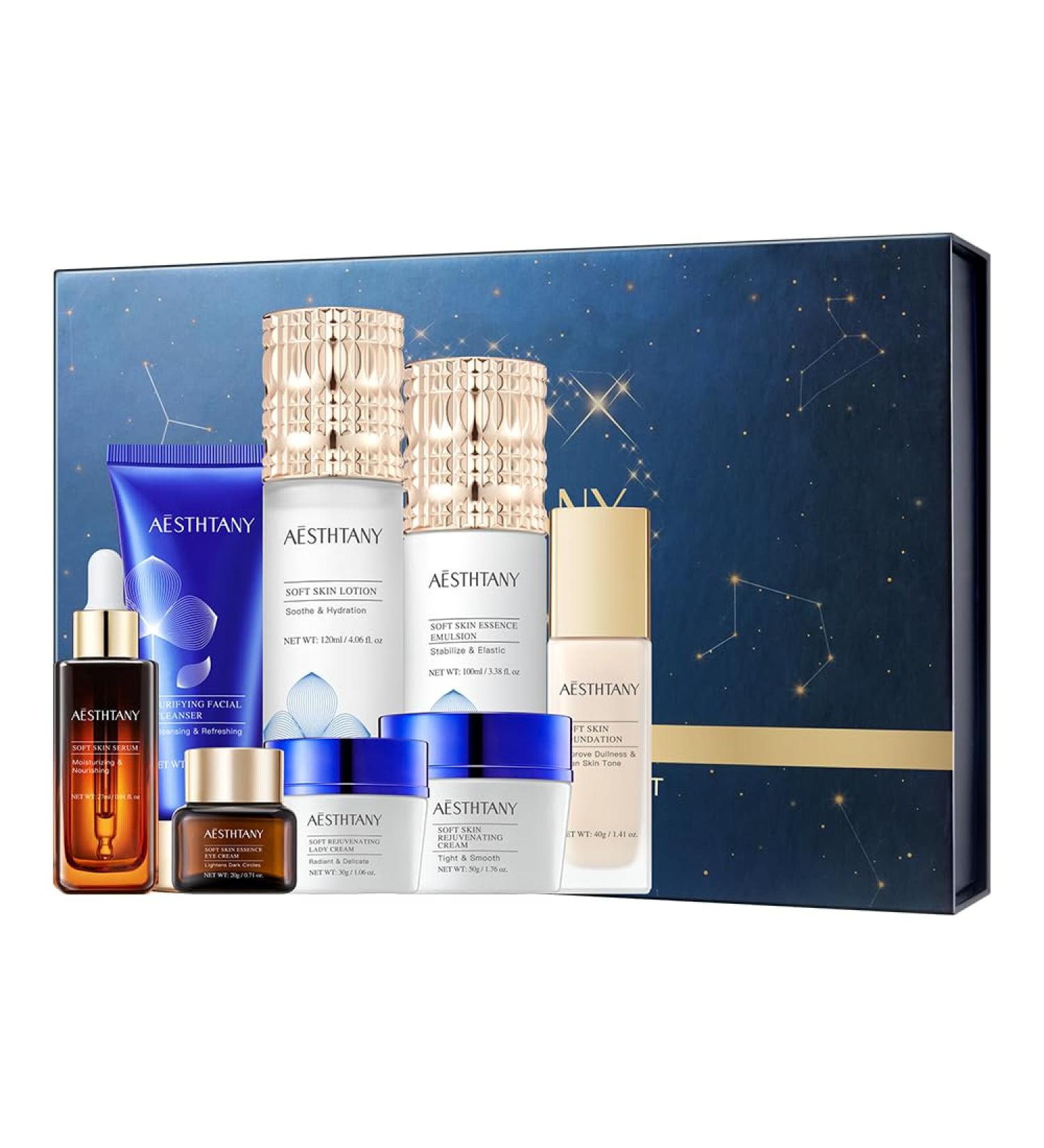 O'KADY Skin Care Set Rejuvenating Beauty Luxury 8-Piece Set Skin Care SetSkincare Gifts For Teenage Girls,Facial kit,Pamper Sets For Women Gifts,Skin Care Sets for Valentine's Day - Buy Online on GoSupps.com