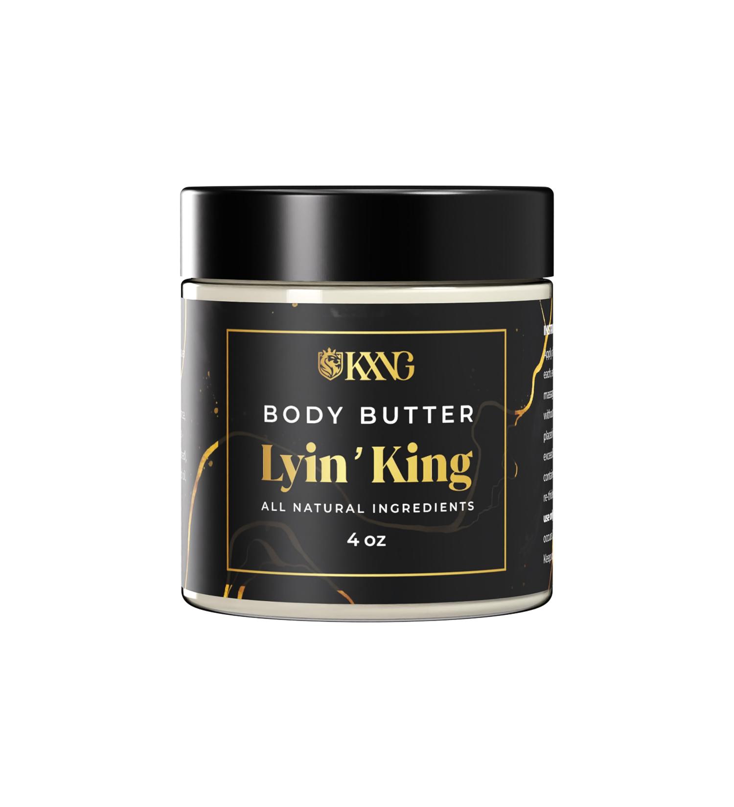 KXNG Cosmetics Body Butter - Organic Moisturizer for Men | Raw Shea Cocoa & Mango Butters | All Skin Types | Dry Skin Relief - Buy Online on GoSupps.com