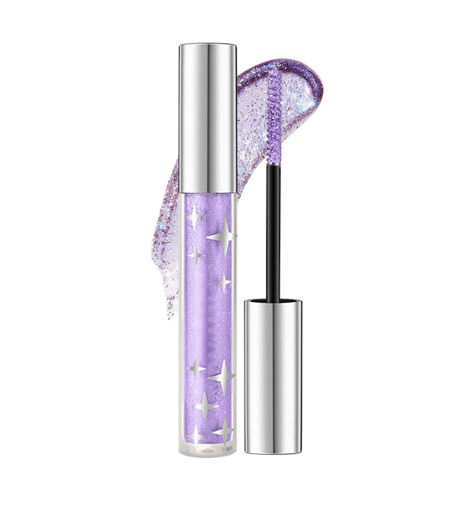  Duroecsain Liquid Eyeshadow Mascara Volumizing and Lengthening Mascara Sparkling Diamond Mascara Waterproof Shiny Colored Eyelashes Wedding Party - Buy Online on GoSupps.com