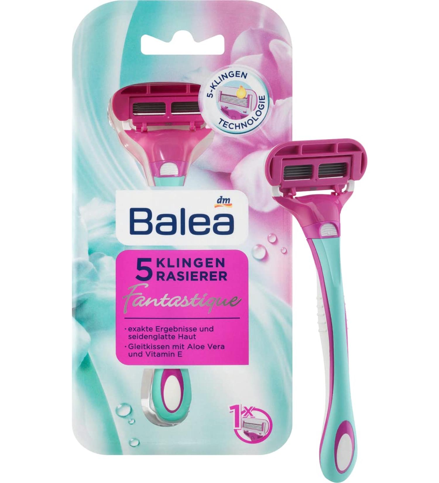 Shop Balea Fantastique 5-Blade Wet Razor - Smooth Shaving for All Skin Types | International Shipping Available - Buy Online on GoSupps.com