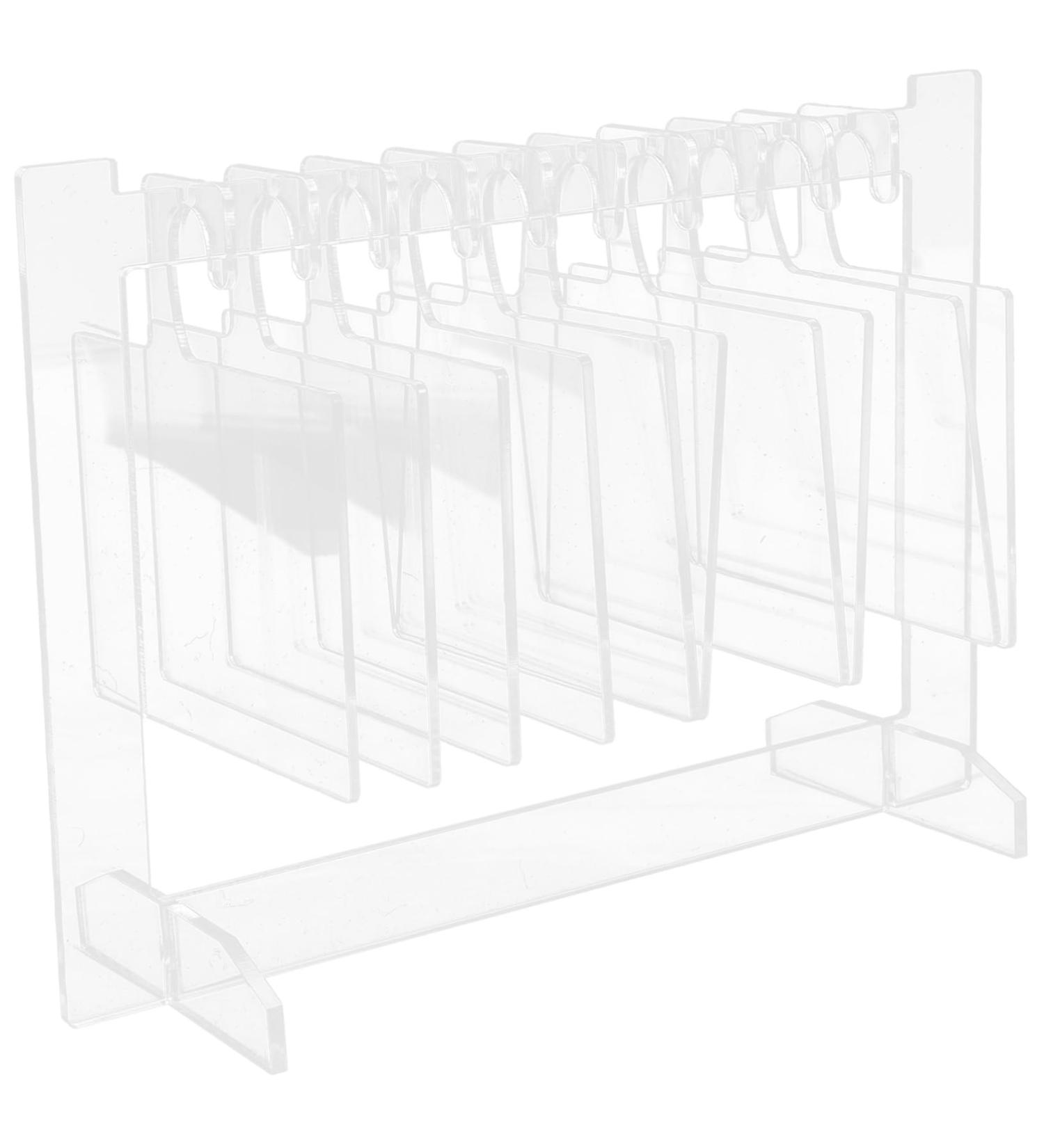 Mikinona 1 Set Nail Display Board Nail Organizer Durable Nail Tips Holder Nail Tips Display Holder Nail Charm Storage Nail Art Display Board Hangers Acrylic Storage Rack Modeling - Buy Online on GoSupps.com