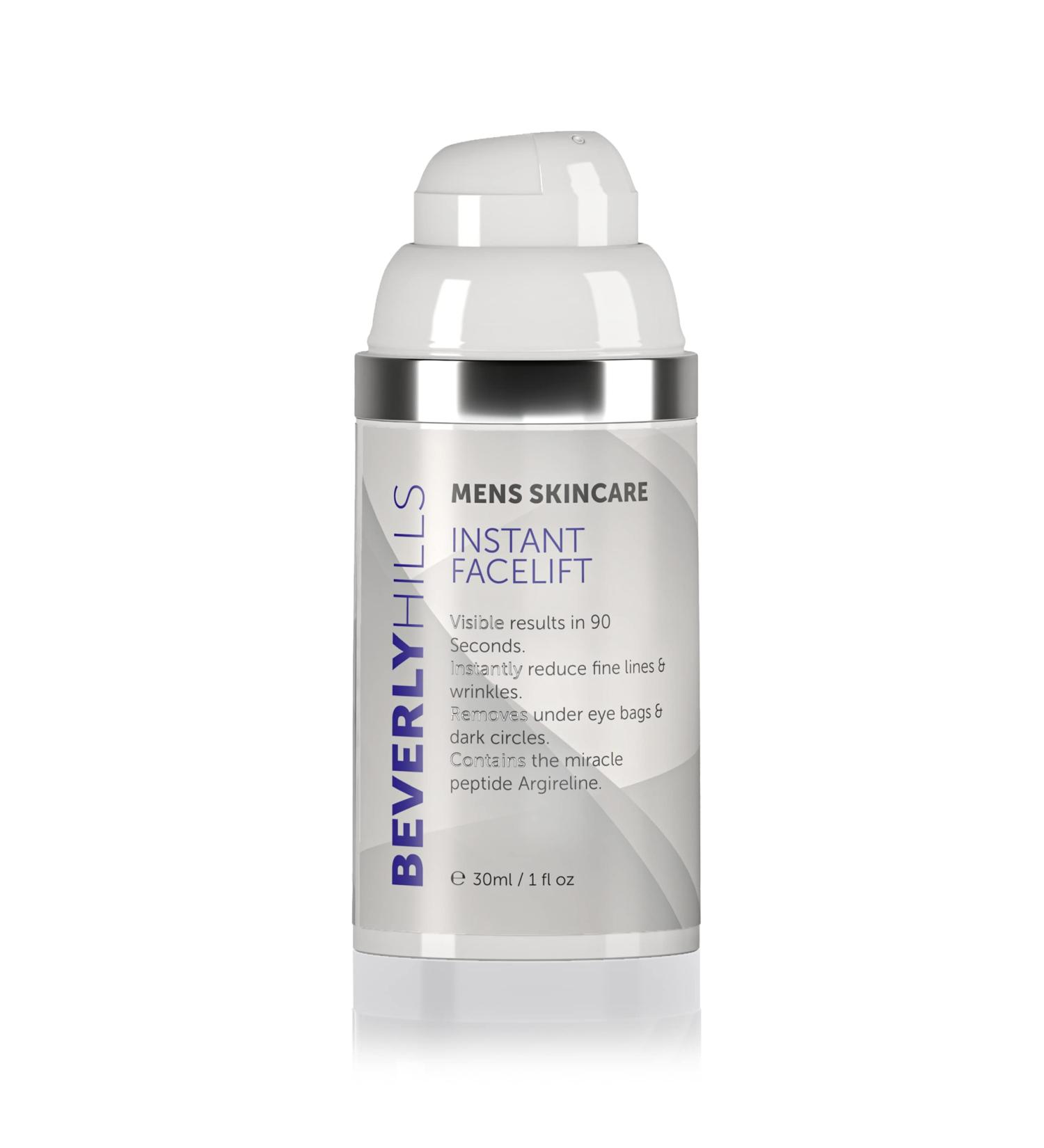 Beverly Hills Men's Instant Facelift & Eye Serum - Reduce Dark Circles, Puffiness & Wrinkles - Buy Online on GoSupps.com