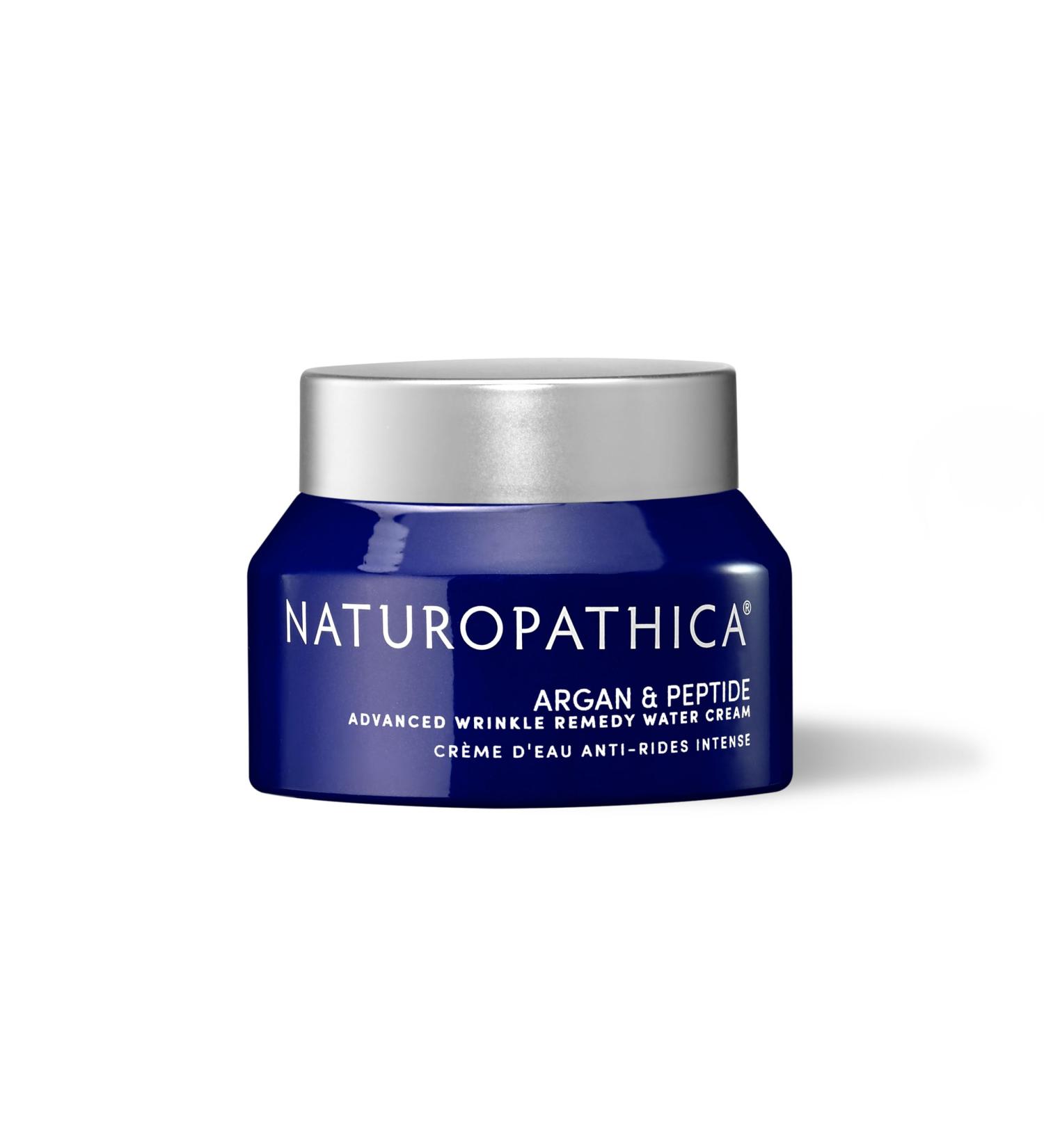 Naturopathica Argan & Peptide Advanced Wrinkle Remedy Water Cream Anti-Aging Daily Facial Moisturizer for Normal and Mature Skin Firming Face Cream for Men and Women 1.69 fl oz 1.7 Ounce (Pack of 1) - Buy Online on GoSupps.com
