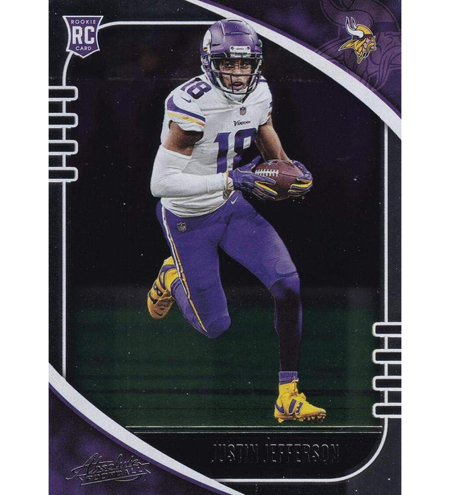 2020 Panini Absolute #168 Justin Jefferson RC - Minnesota Vikings (RC - Rookie Card) NFL Football Card NM-MT