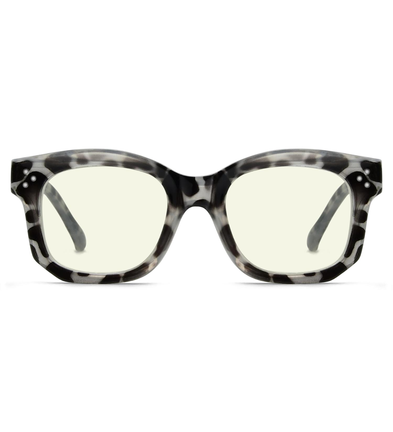 Eyekepper Women's Blue Light Blocking Reading Glasses - Retro Grey Tortoise - +0.50 Strength - Buy Online on GoSupps.com