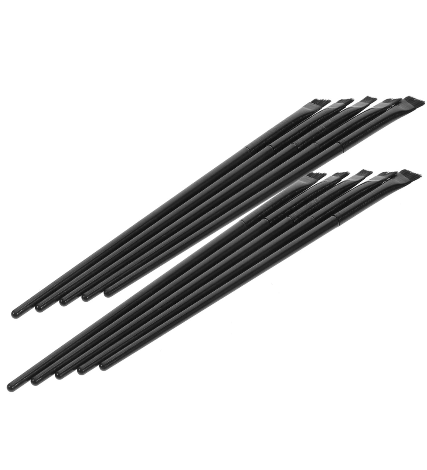 Baluue 12pcs Cosmetic Brush Eye Makeup Tool Eyeshadow Makeup Brushes Concealer Brush 14.5x0.7x0.5cm Black - Buy Online on GoSupps.com