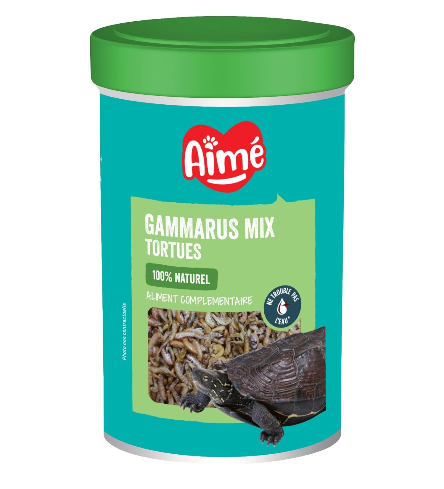 Aim | Mix Gammarus | Aquatic Turtle Food | Natural Complementary Food | Mix of Mollusks and Crustaceans | Gammarus - Buy Online on GoSupps.com
