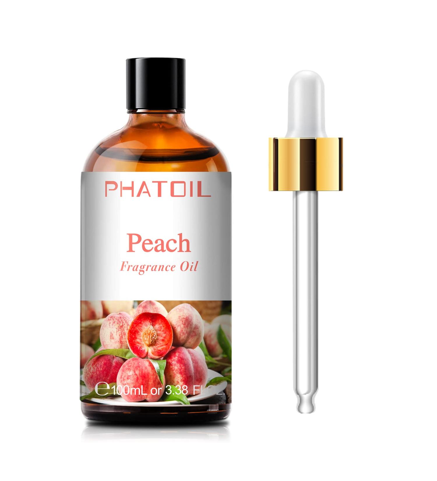 Peach Fragrance Oil for Aromatherapy & DIY Products - 100ml (Pack of 1) - Buy Online on GoSupps.com