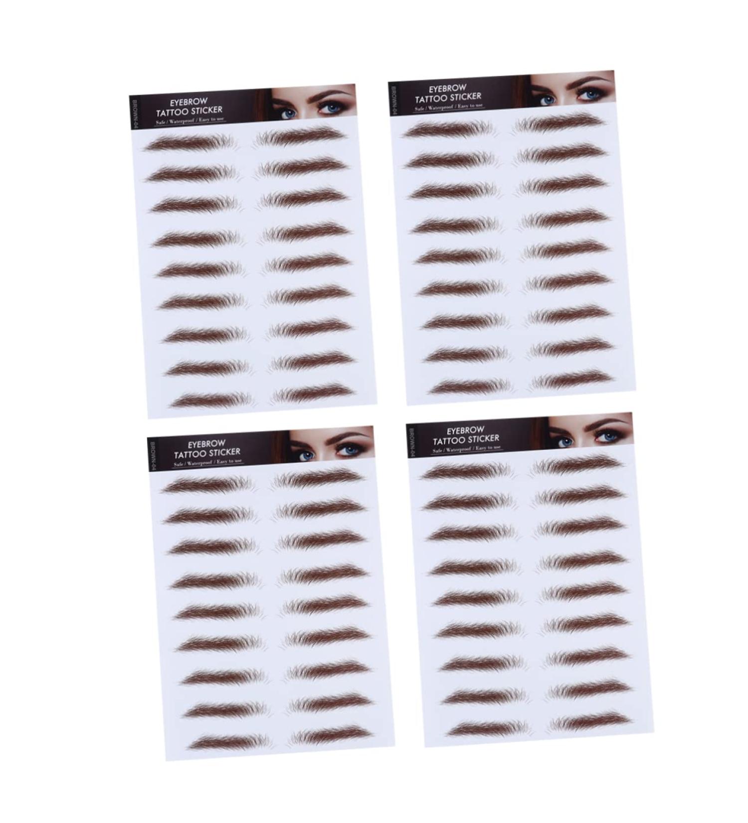FOMIYES 8 Pcs Eyebrow Stickers Blush Makeup Make up Kit Eyebrown Sticker Eyebrow Tool 6d Water Proof Shaper - Buy Online on GoSupps.com