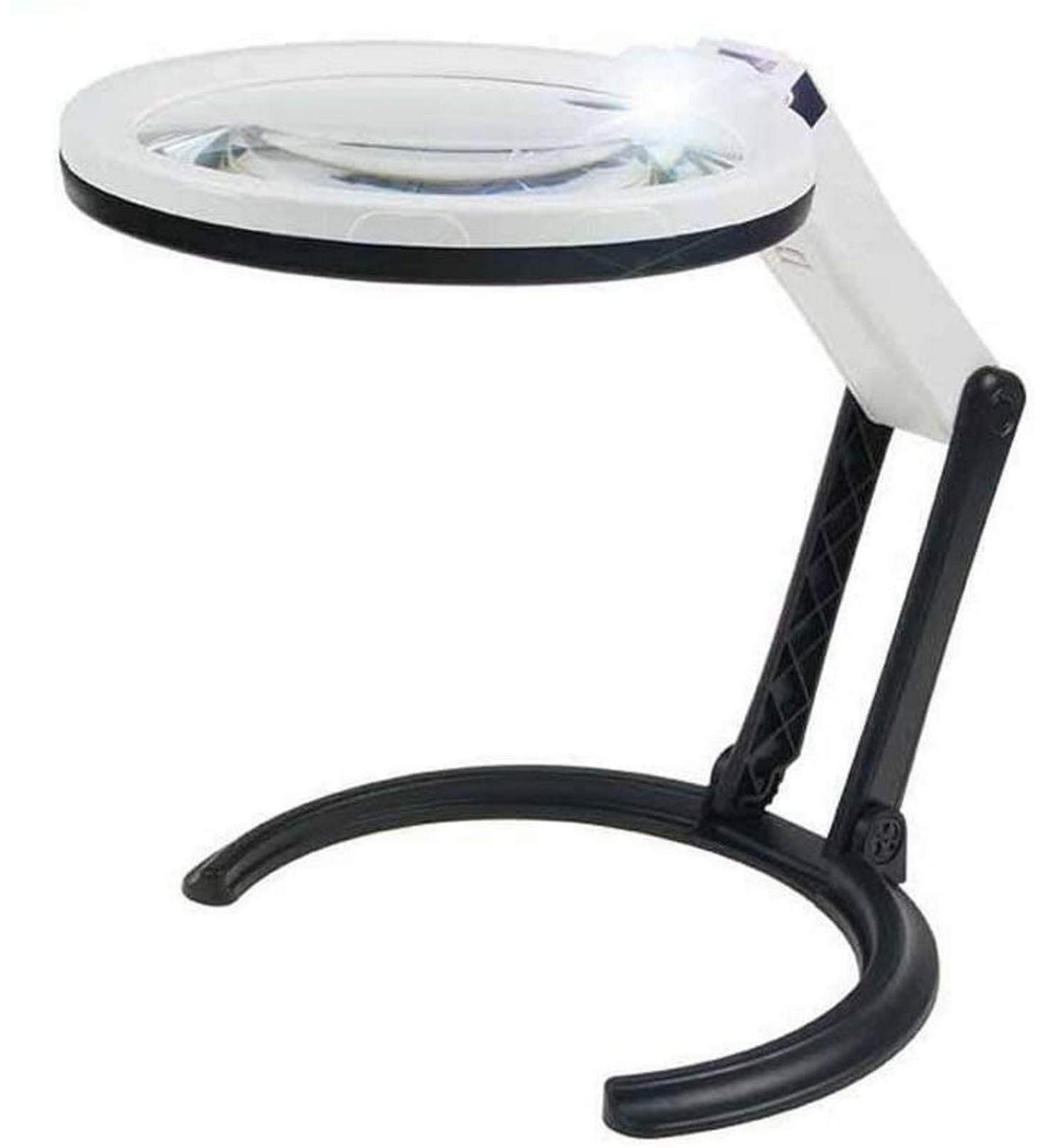 Magnifying Glasses for Hobbies Reading Magnifier Desktop Magnifying Glass Repair Student Reading Magnifying Glass Handheld Folding Portable 10xhd and led Vision - Buy Online on GoSupps.com