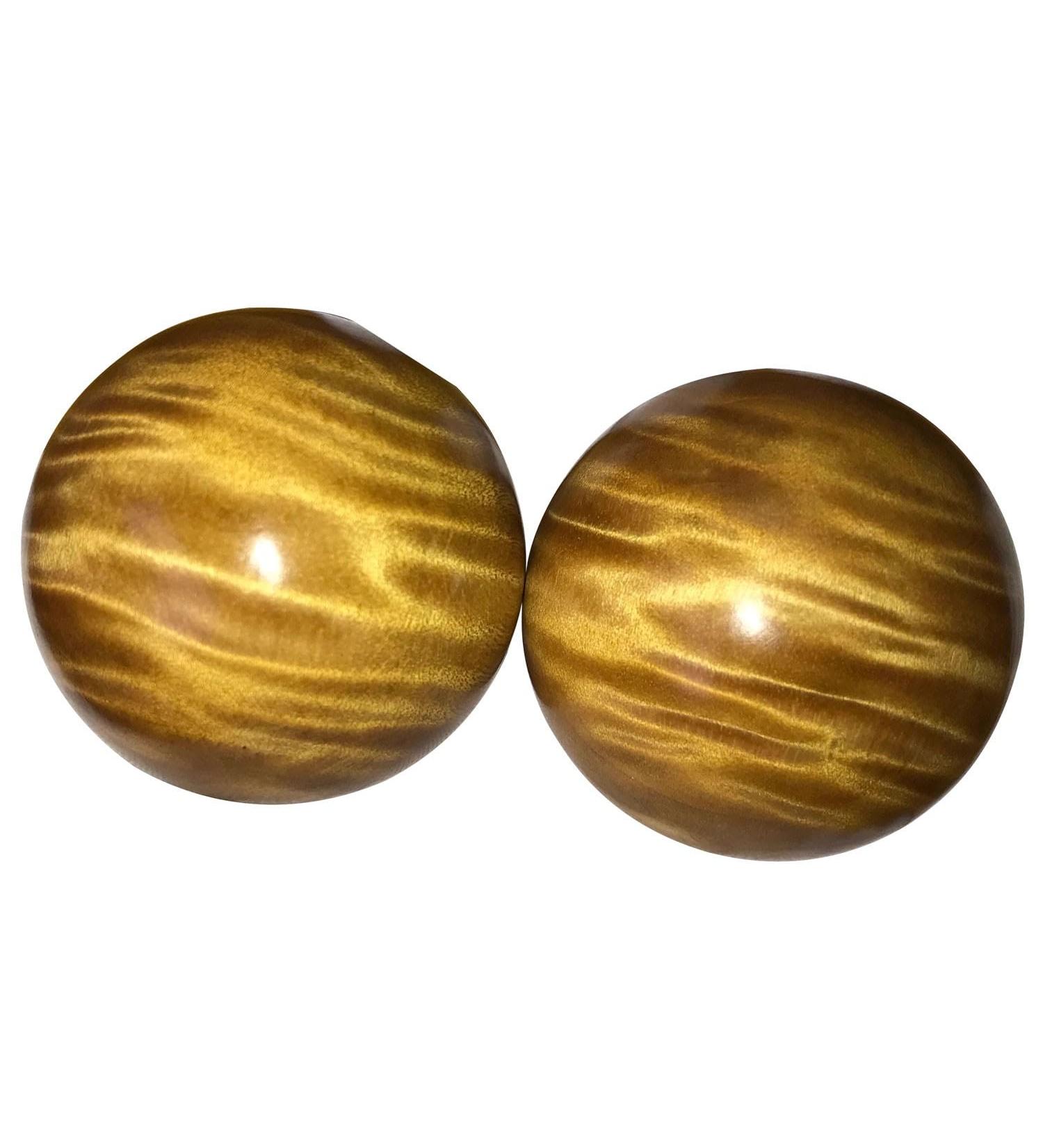 Unbit Ballstretcher & Magnetic Stress Ball - 50mm Natural Chinese Health Ball for Manual Treatment | Shop Internationally - Buy Online on GoSupps.com