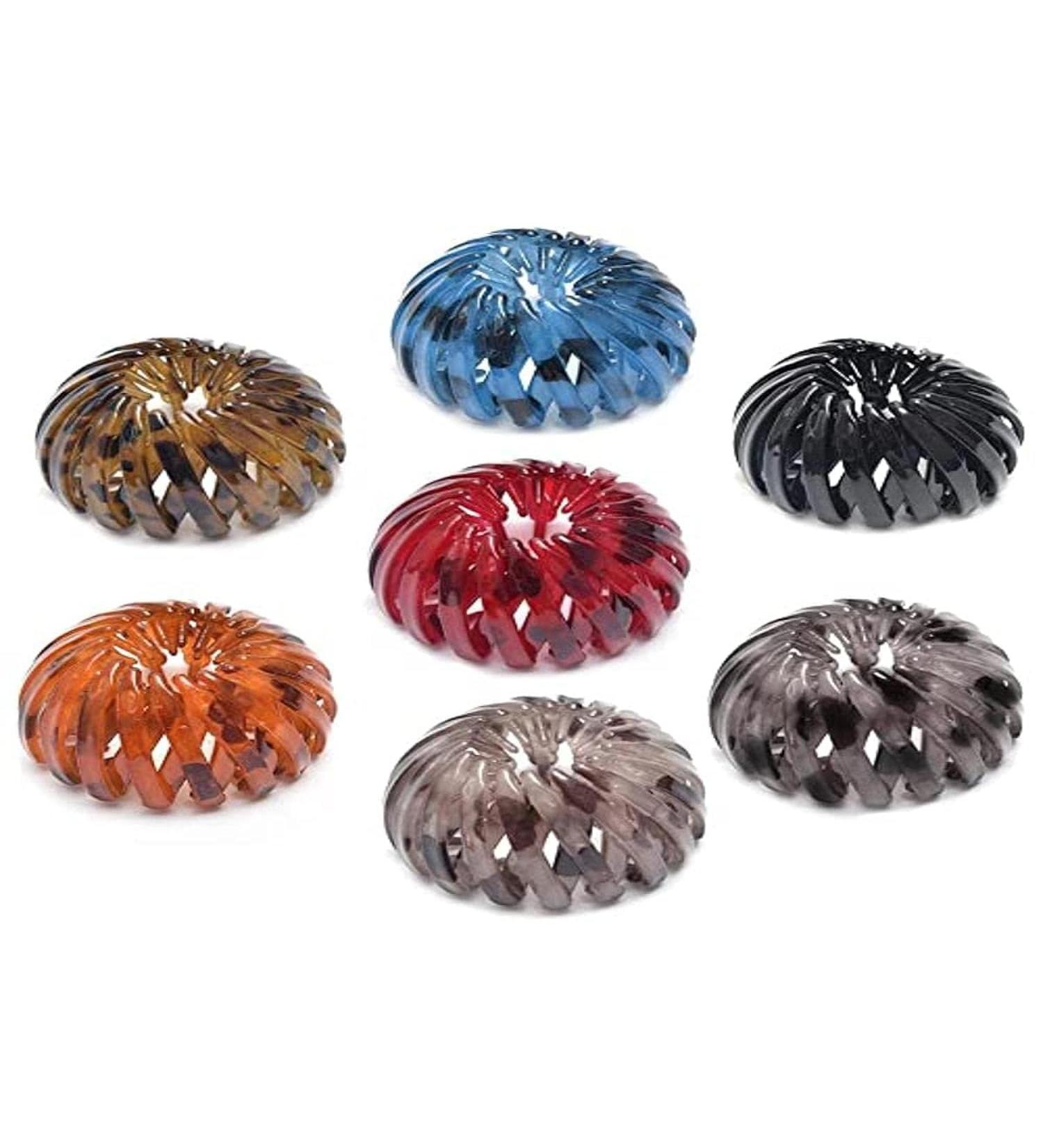 7x Expandable Ponytail Holders & Bird Nest Hair Clips - Premium Hair Accessories for Women - Buy Online on GoSupps.com