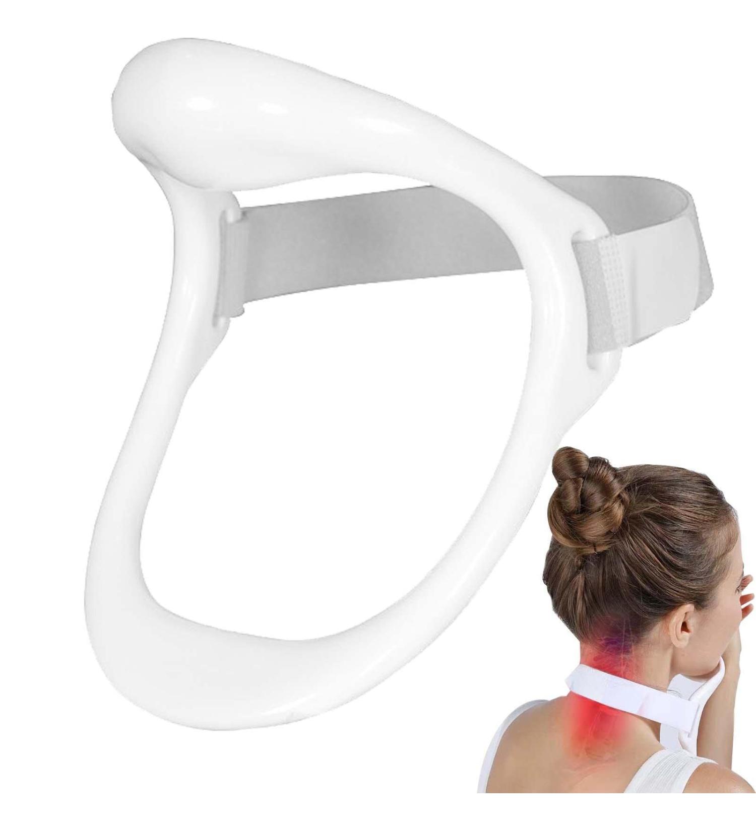 Rolempon Neck Support - V-Shaped Cervical Traction Device | 2 PCs Head Health Care Posture Corrector & Neck Collar - Buy Online on GoSupps.com