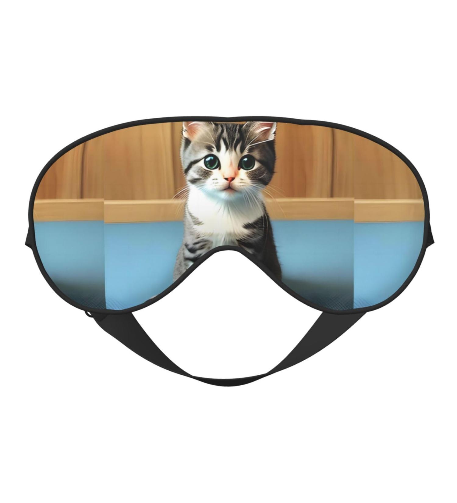 Premium Unisex Blackout Sleep Eye Mask - Adjustable Buckle Design for Home Travel Yoga and Office Naps - Buy Online on GoSupps.com