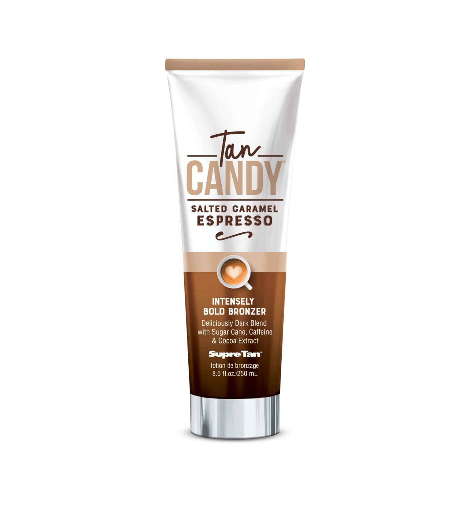 Supre Tan Candy Salted Caramel Espresso Intensely Bold Bronzer - 8.5oz - Buy Online on GoSupps.com