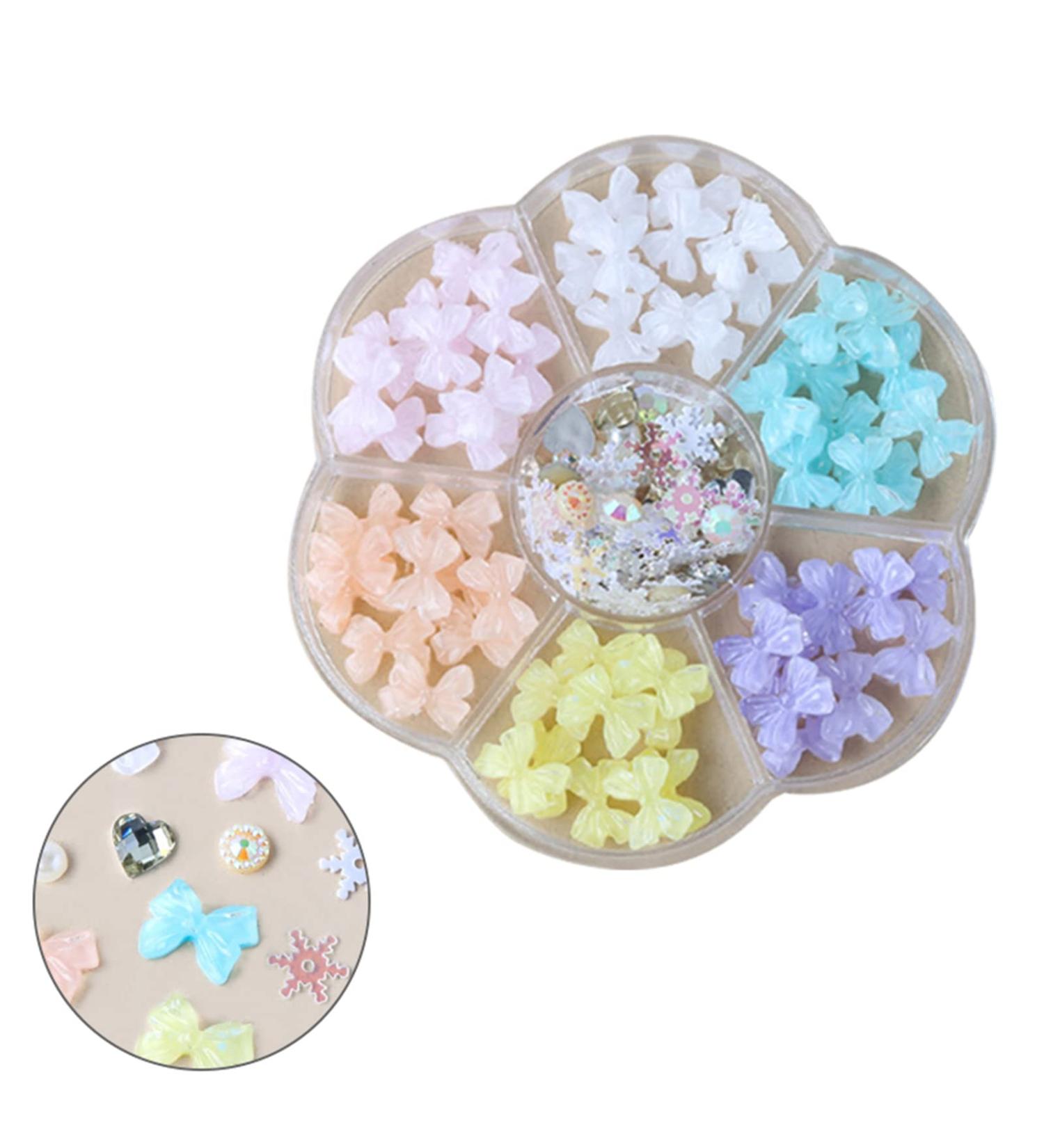 Nail Art Decorations Nail Art Colorful Bowknot For Nail Jewelry Making Nail Decorations - Buy Online on GoSupps.com