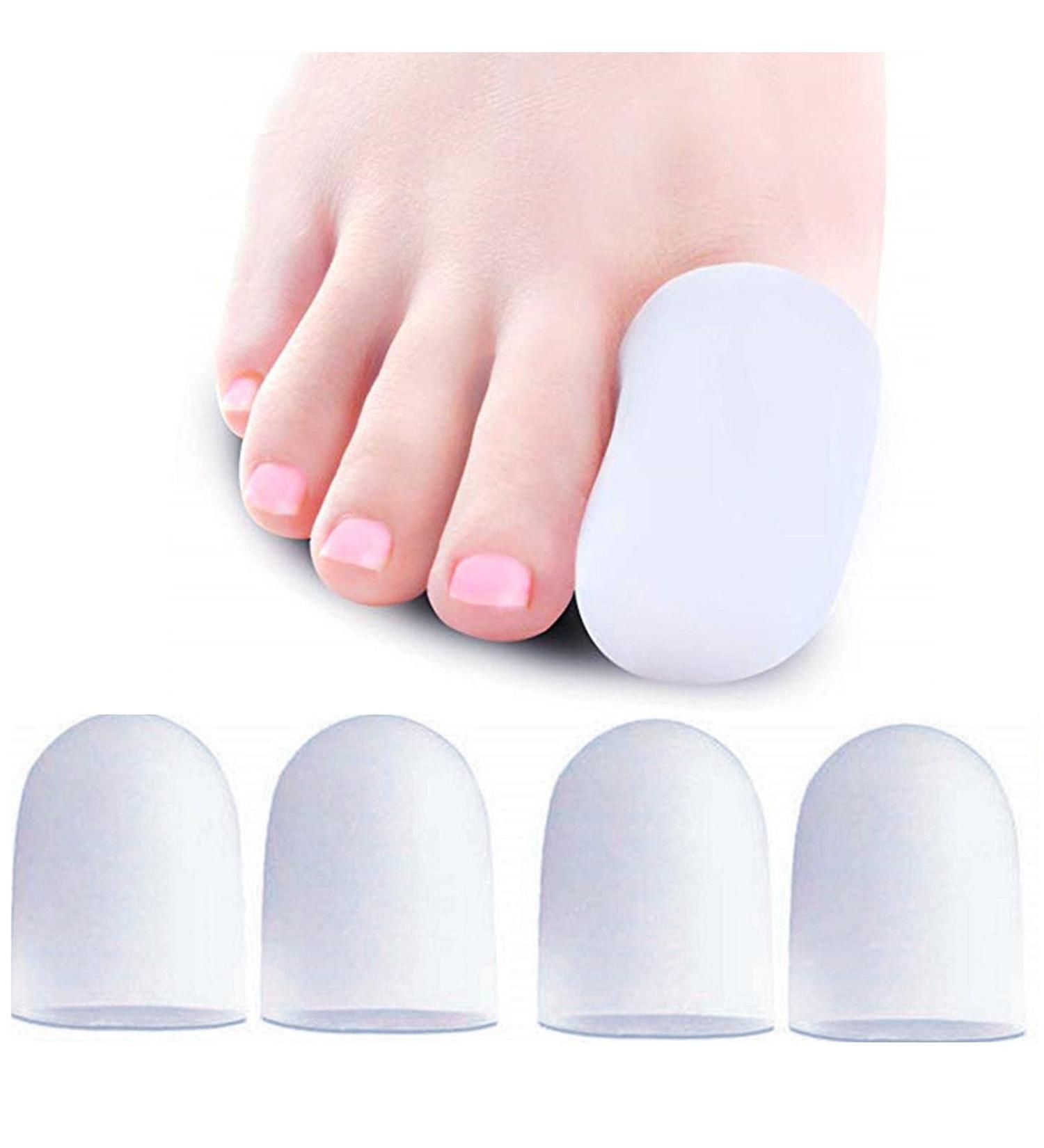 4 Gel Toe Caps Set for Big Toe | Blister & Callus Protection | Premium Toe Pads & Separators - Buy Online on GoSupps.com